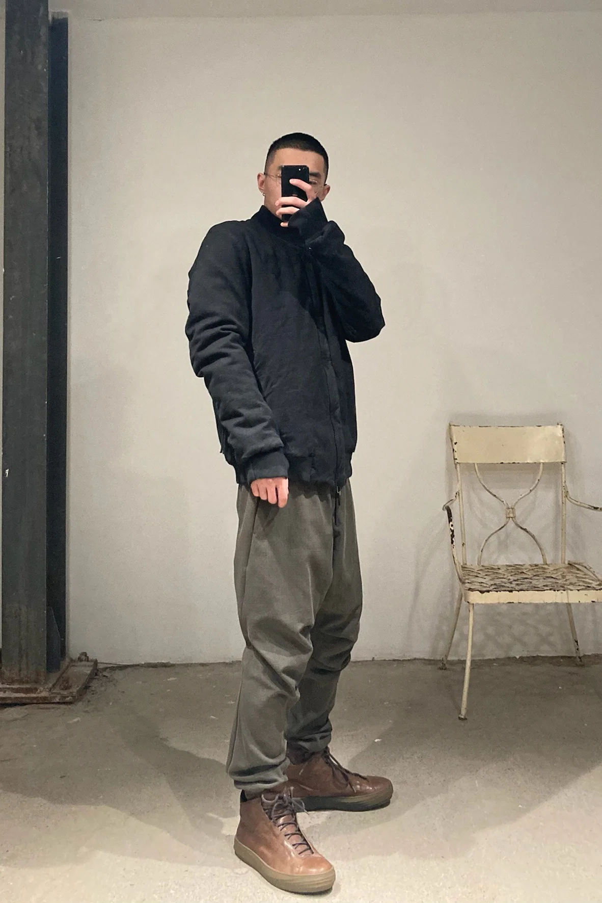 BORIS BIDJAN SABERI Black Cotton Jacket J33 FKU10001 - Image 13