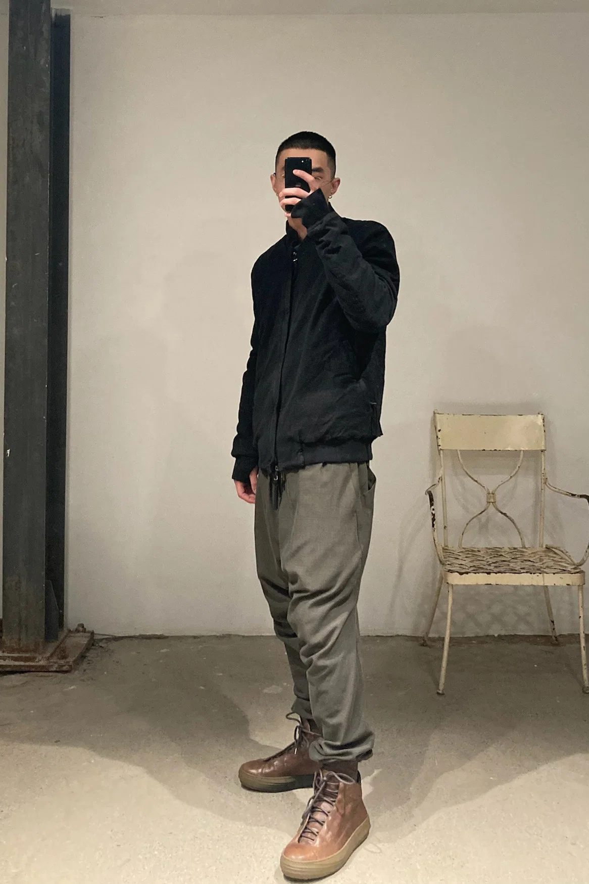 BORIS BIDJAN SABERI Black Cotton Jacket J33 FKU10001 - Image 14