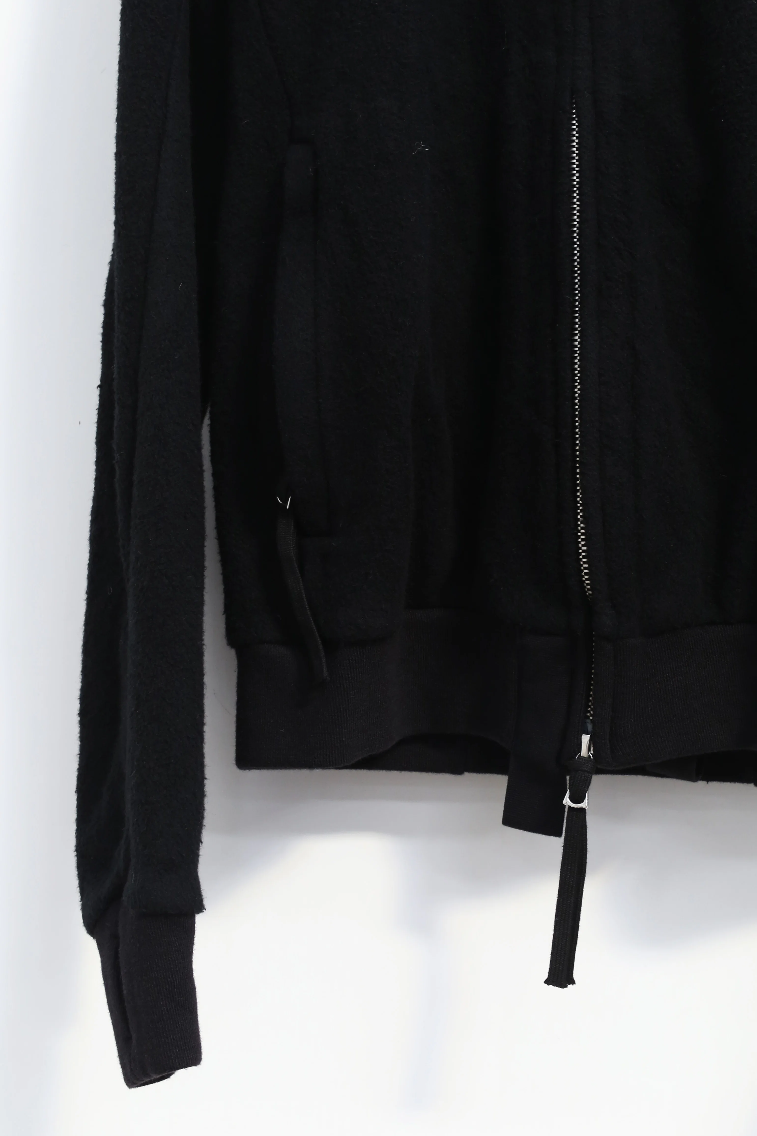 BORIS BIDJAN SABERI Black Hooded Jacket ZIPPER2 FWT00001 - Image 4