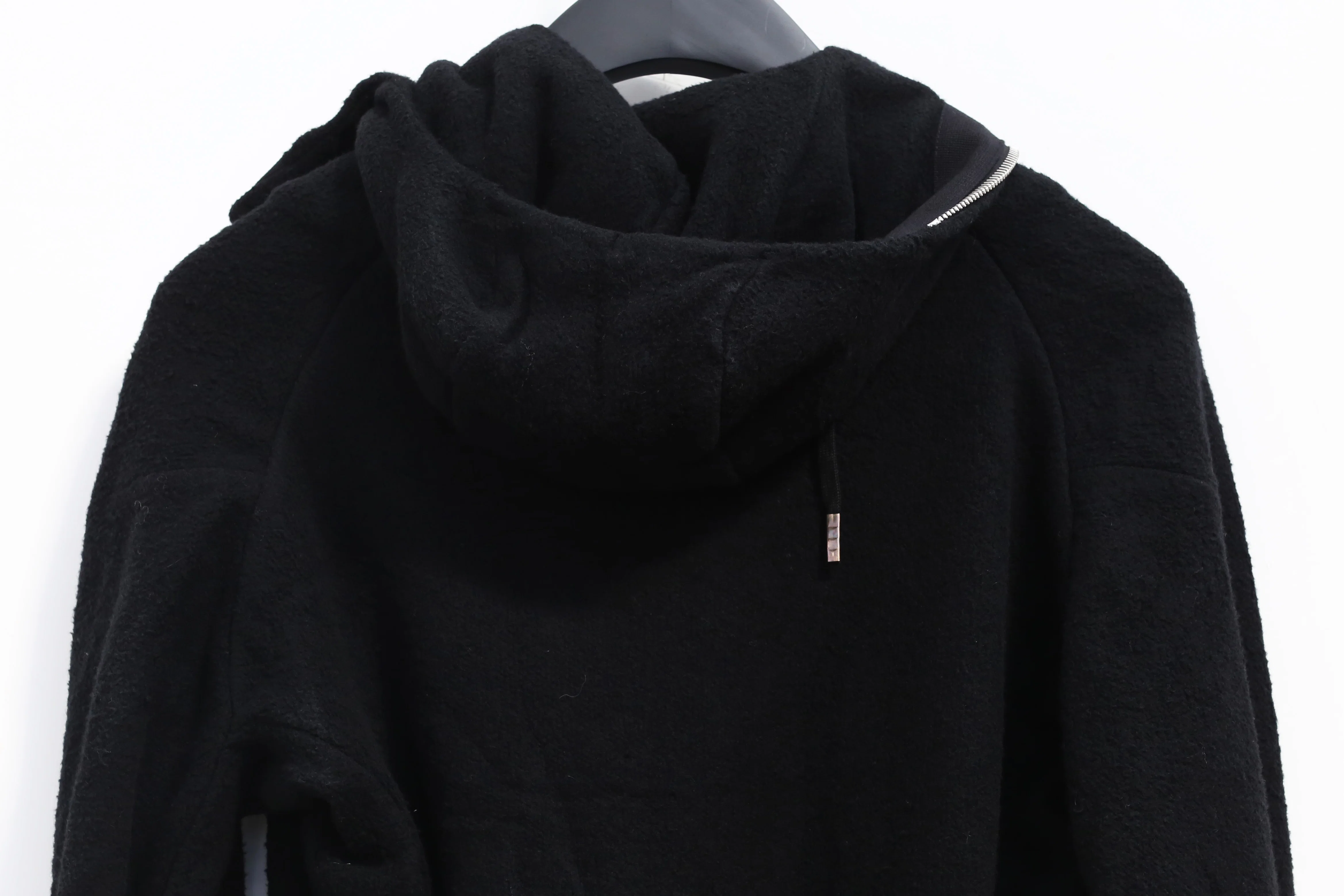 BORIS BIDJAN SABERI Black Hooded Jacket ZIPPER2 FWT00001 - Image 5