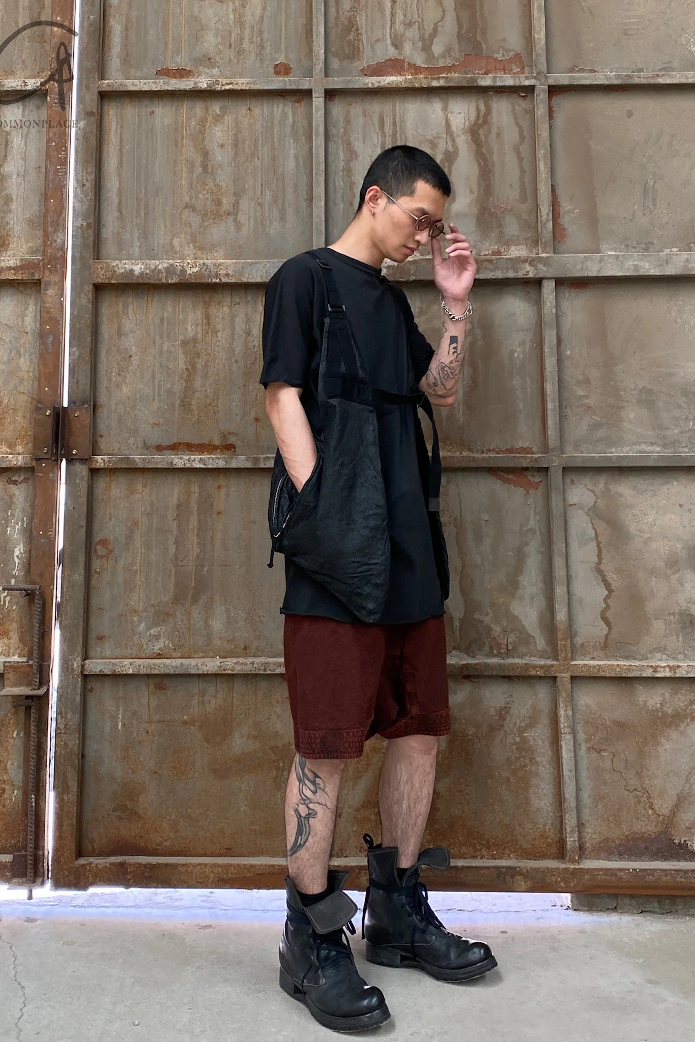 BORIS BIDJAN SABERI Black Horse Leather Vest VEST BAG2.1 FMM20020-T - Image 14
