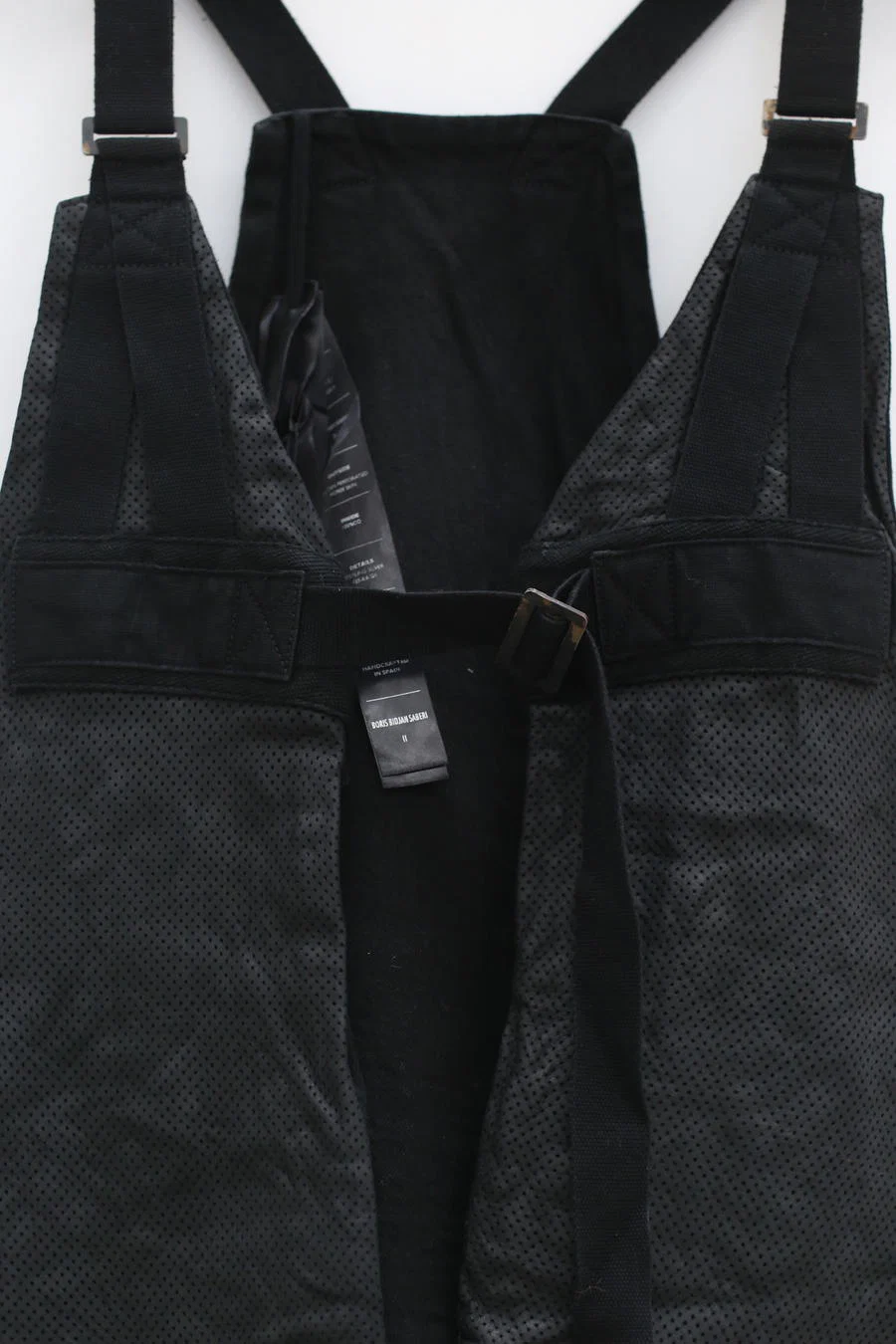 BORIS BIDJAN SABERI Black Horse Leather Vest VEST BAG2.1 FMM20020-T - Image 5