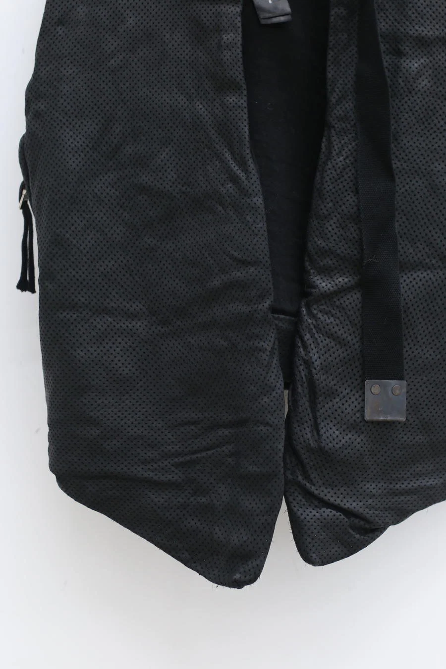 BORIS BIDJAN SABERI Black Horse Leather Vest VEST BAG2.1 FMM20020-T - Image 7