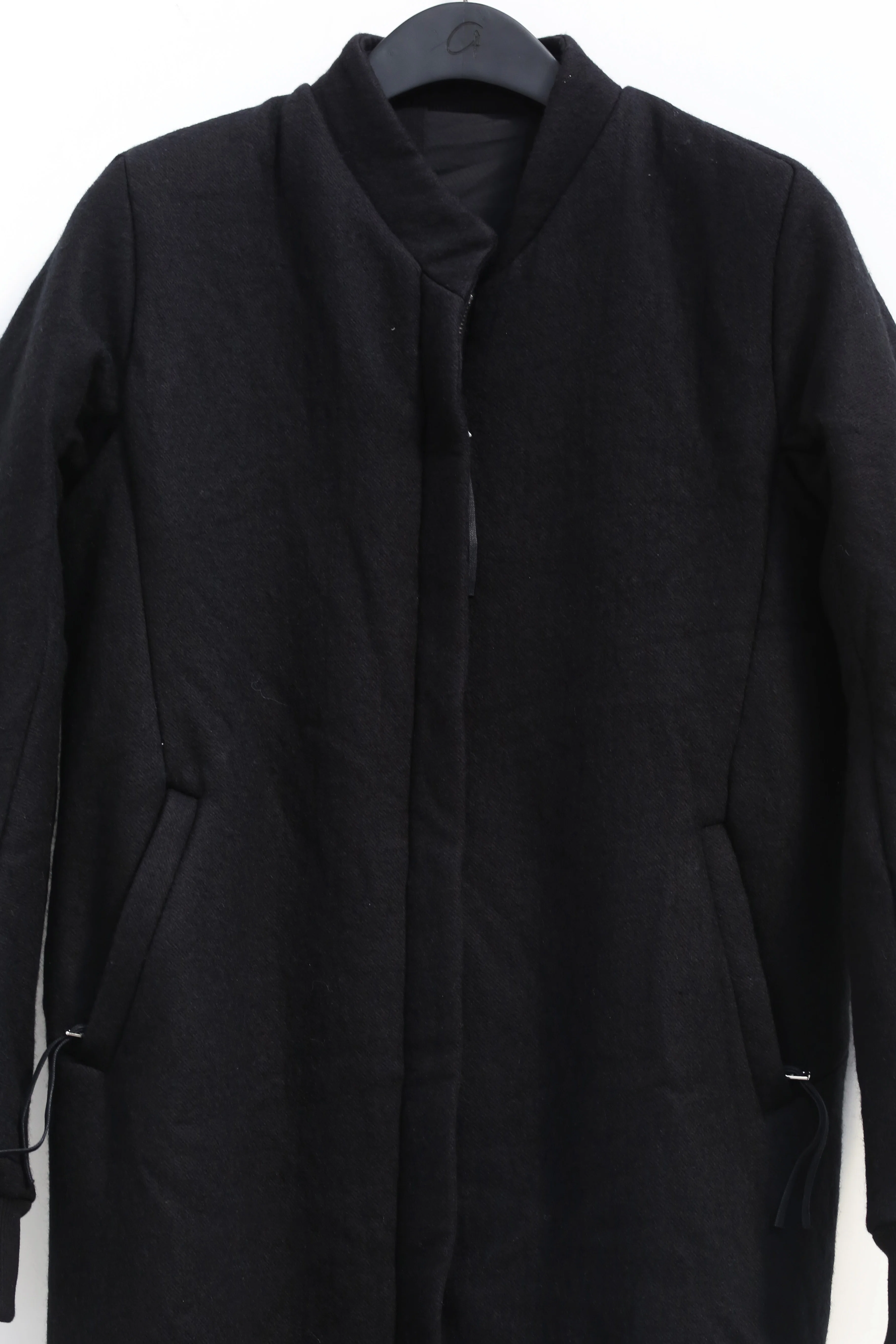 BORIS BIDJAN SABERI Black Mid-Long Jacket WJ33 LONG F0508M - Image 2