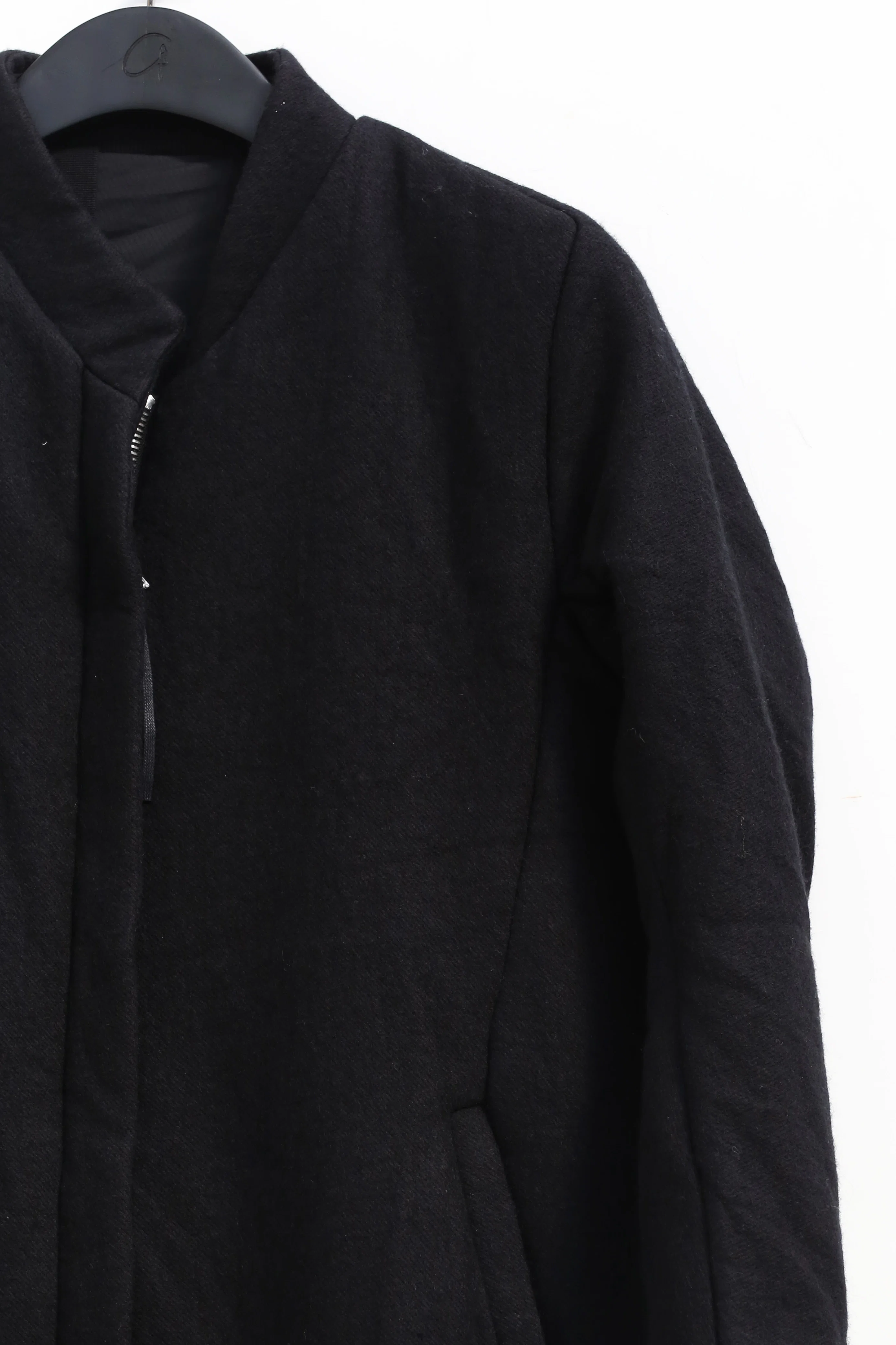 BORIS BIDJAN SABERI Black Mid-Long Jacket WJ33 LONG F0508M - Image 3
