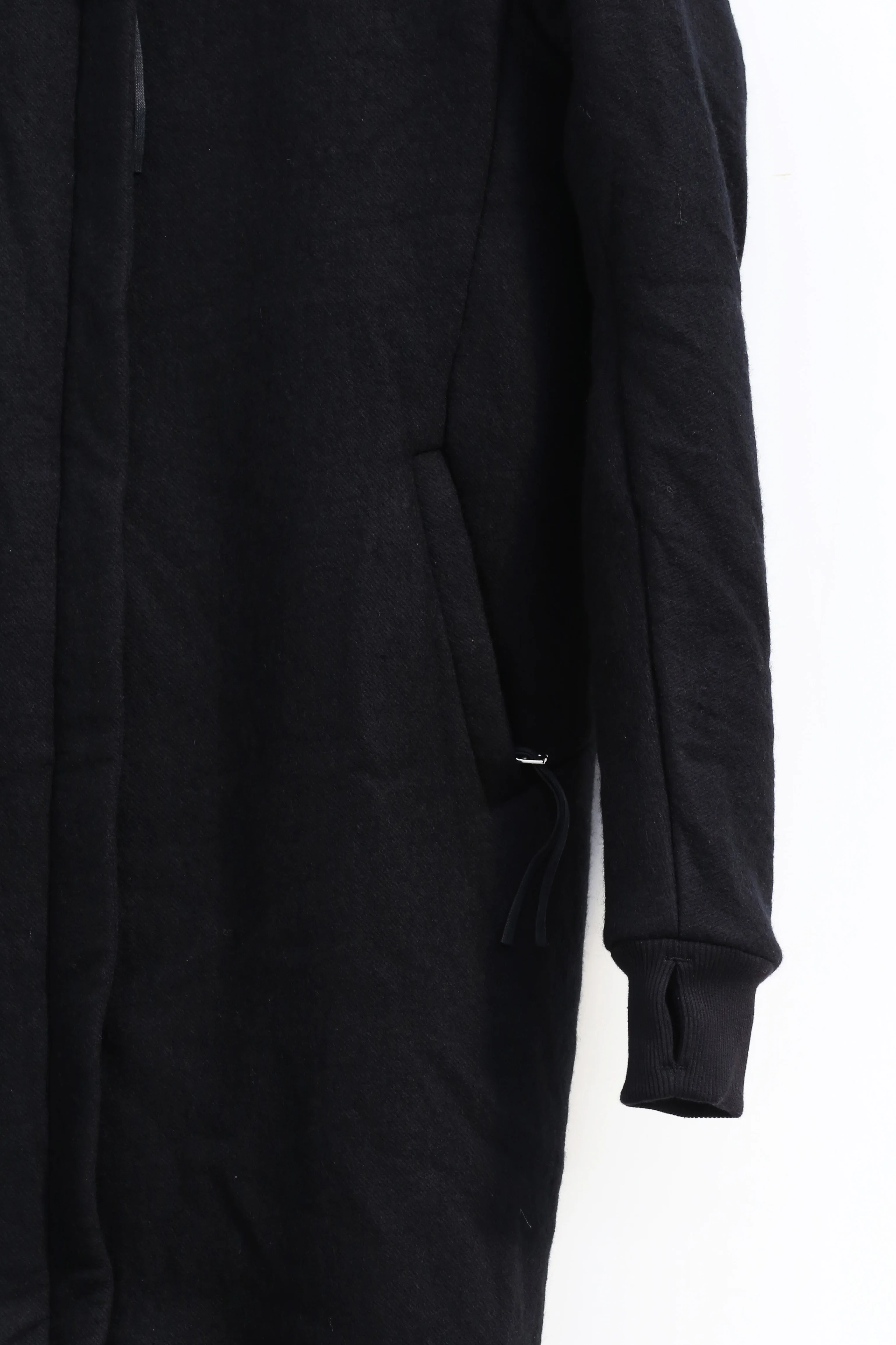 BORIS BIDJAN SABERI Black Mid-Long Jacket WJ33 LONG F0508M - Image 4