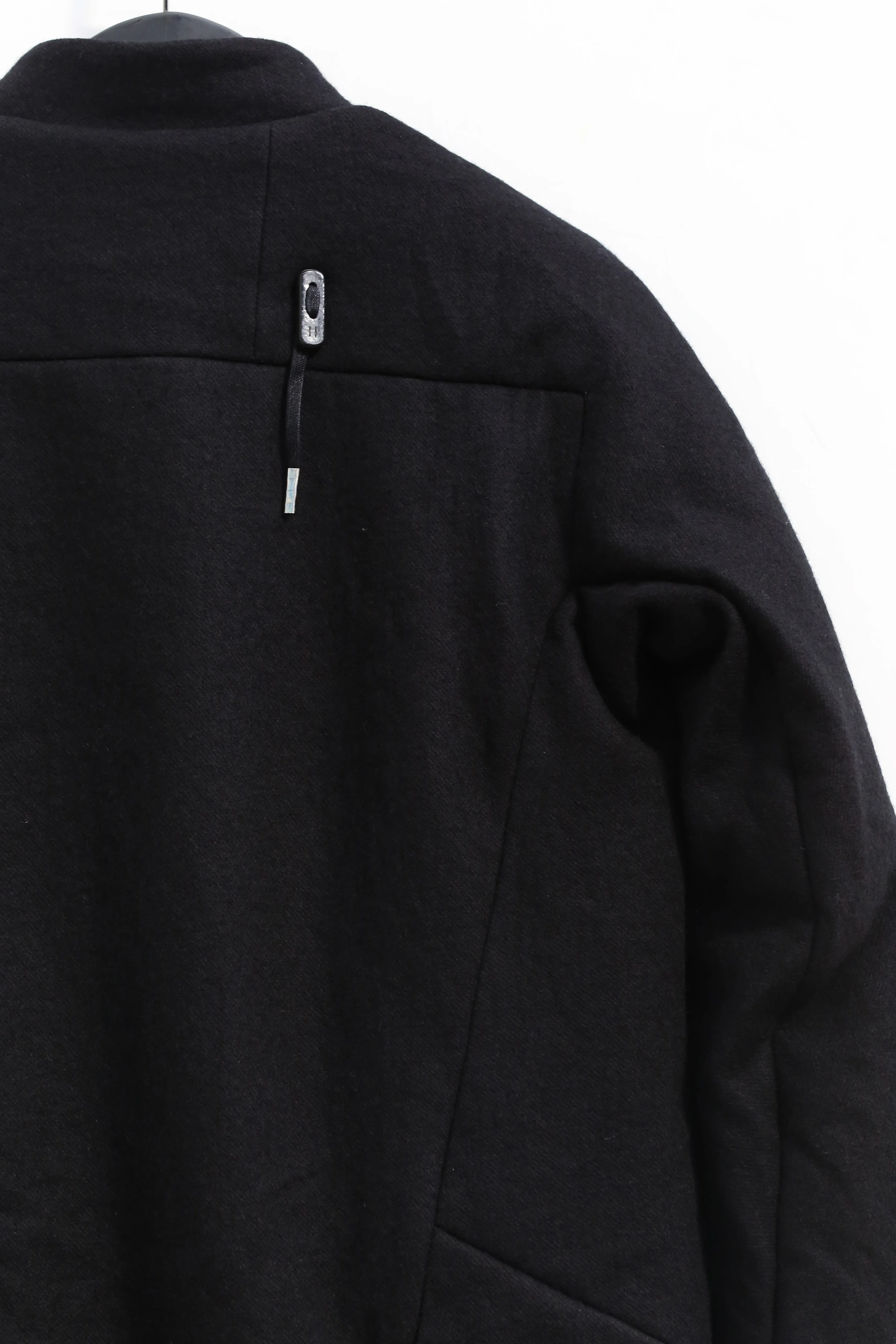 BORIS BIDJAN SABERI Black Mid-Long Jacket WJ33 LONG F0508M - Image 7