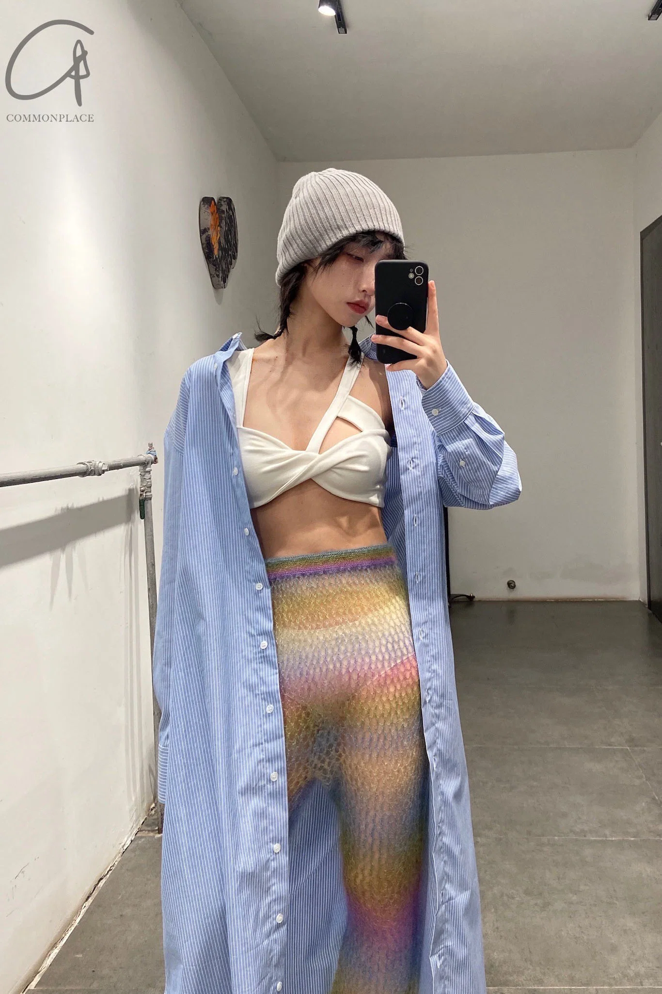 BORIS BIDJAN SABERI Cashmere Hat KNHAT1 FPI30001 PBBS18 - Image 3