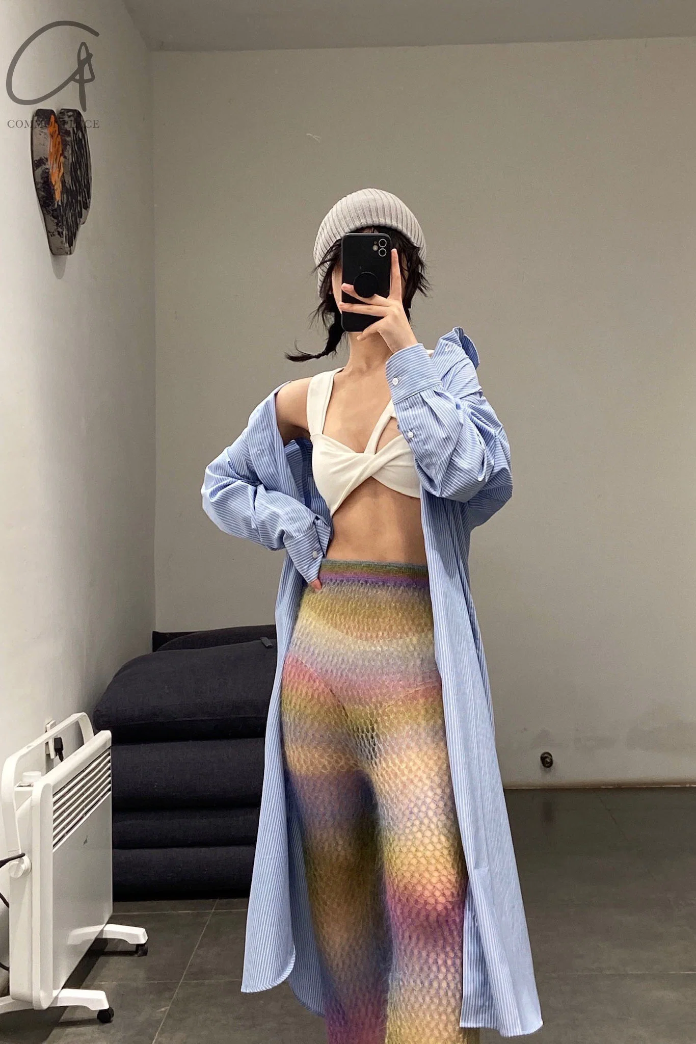 BORIS BIDJAN SABERI Cashmere Hat KNHAT1 FPI30001 PBBS18 - Image 5