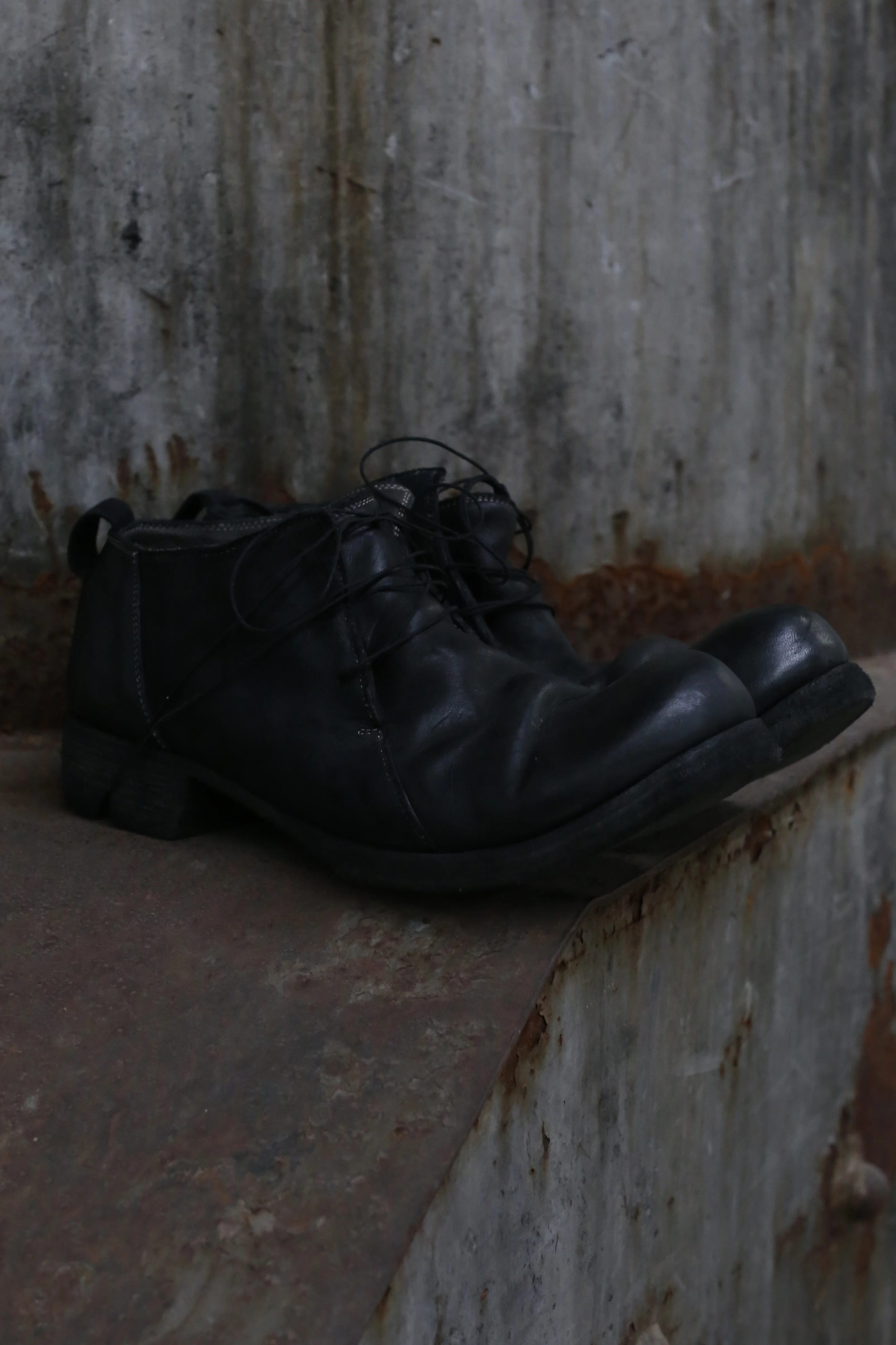 BORIS BIDJAN SABERI Dark Grey Horse Leather Shoes SHOE2-F2519M - Image 6