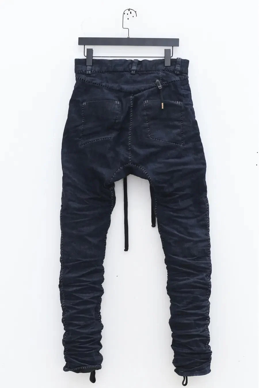 Boris Bidjan Saberi P13 Collection Classic Scimitar Casual Pants P13SF-HEI black 13 - Image 6