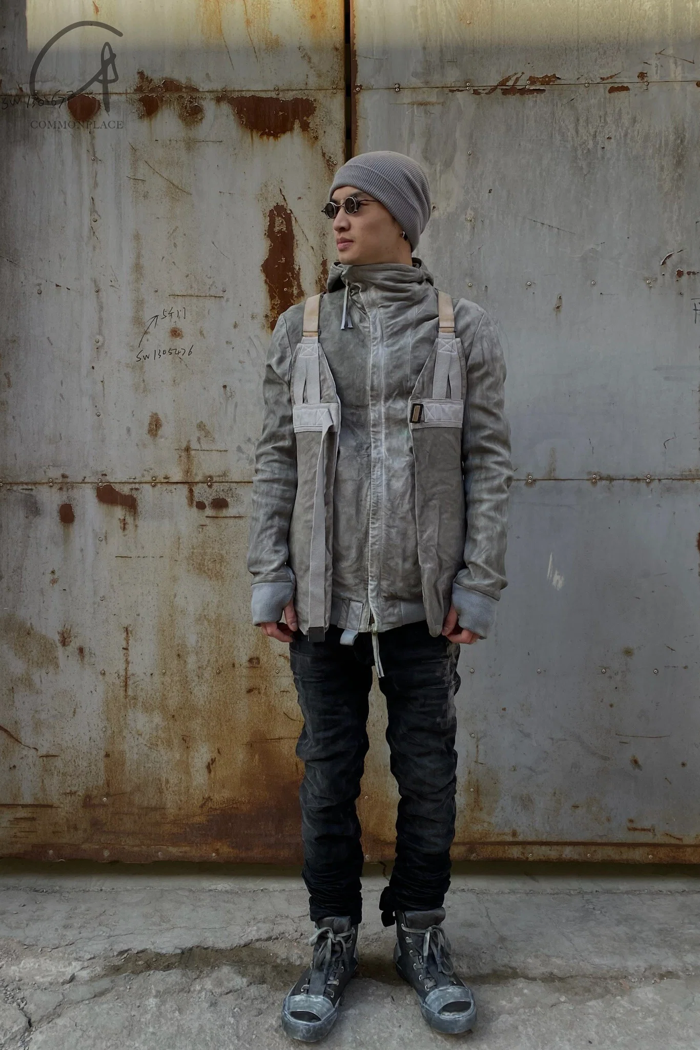 BORIS BIDJAN SABERI Grey Leather Shoes BAMBAI-F283 - Image 38