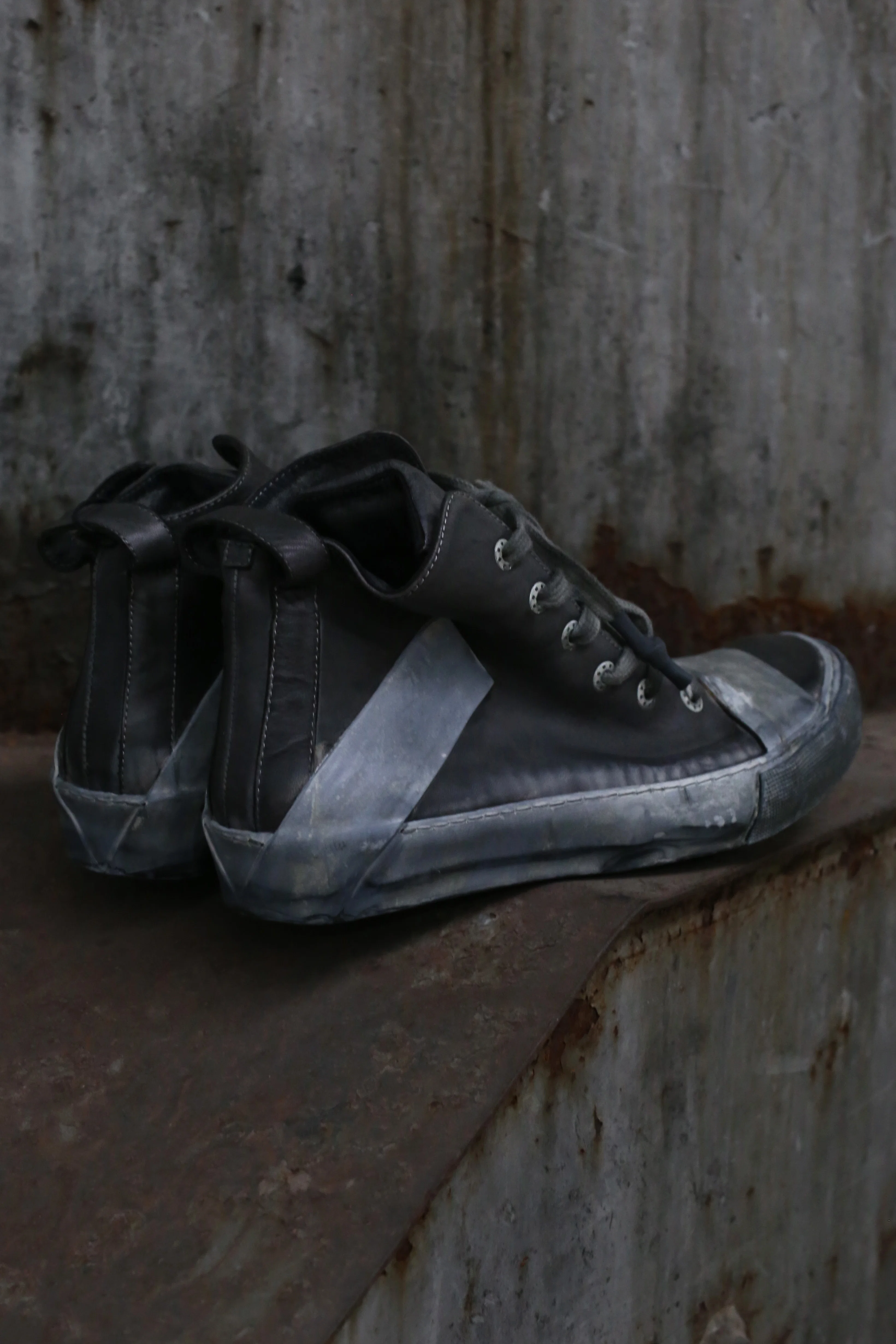 BORIS BIDJAN SABERI Grey Leather Shoes BAMBAI-F283 - Image 7