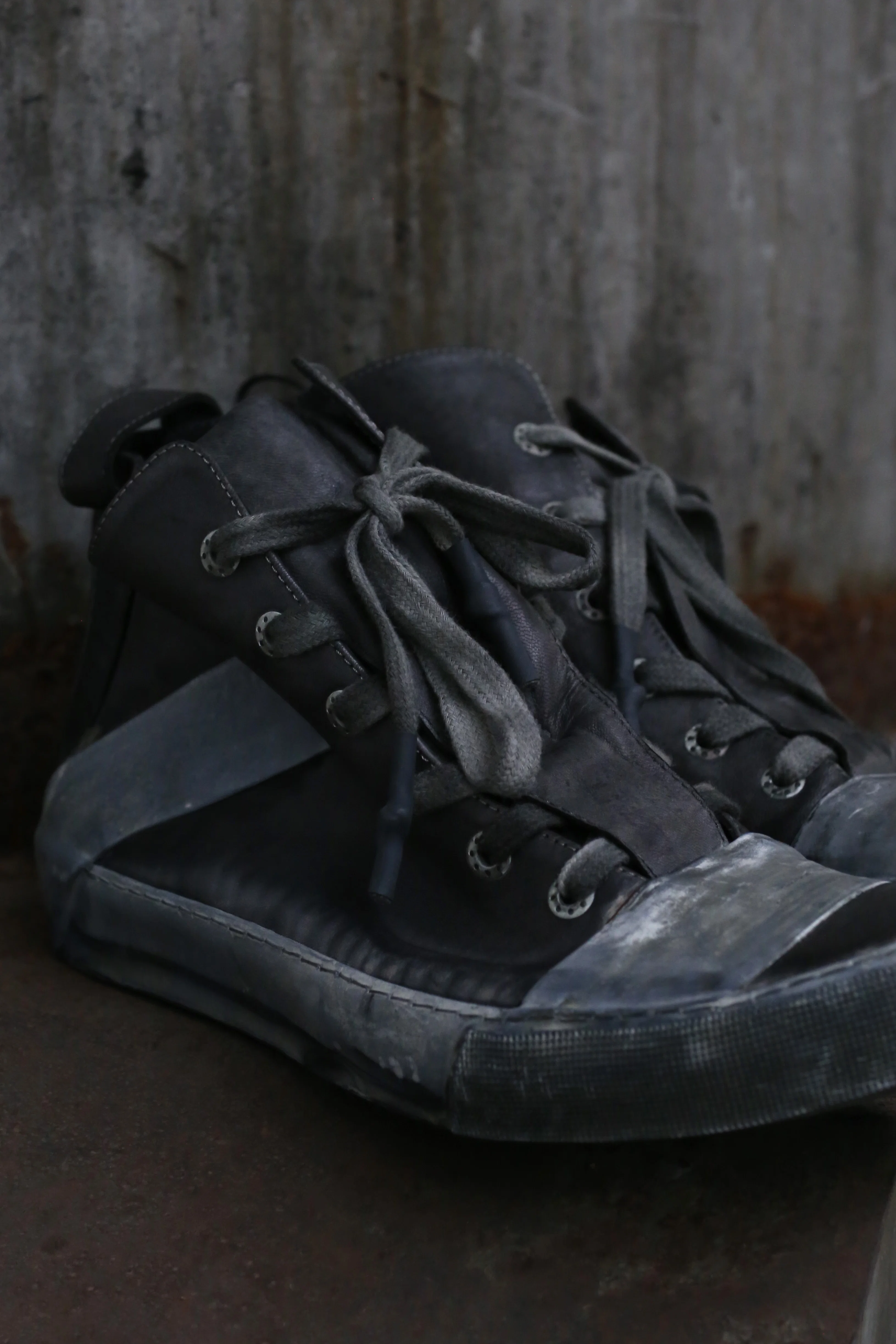 BORIS BIDJAN SABERI Grey Leather Shoes BAMBAI-F283 - Image 9