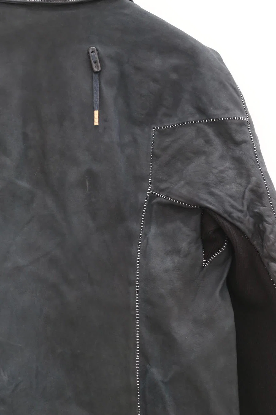 BORIS BIDJAN SABERI Horse Leather Top SS22 TEJANA 1.3 FMM20020 Ink Grey - Image 11