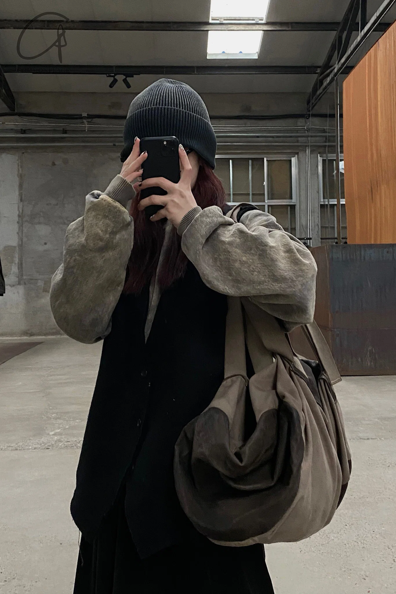 BORIS BIDJAN SABERI Leather and linen stitching travel bag INFANTERY BAG1 F1944+FMM20036 - Image 21