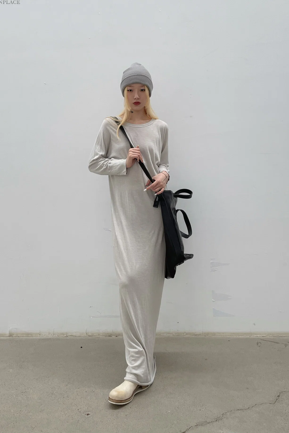 BORIS BIDJAN SABERI Light Grey Cashmere Hat KNHAT2 FPI30001 - Image 10