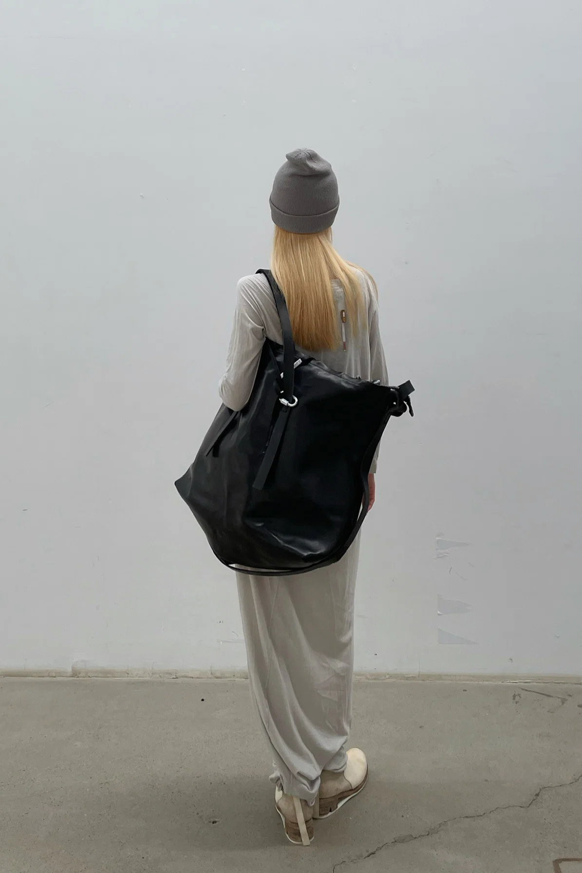 BORIS BIDJAN SABERI Light Grey Cashmere Hat KNHAT2 FPI30001 - Image 15