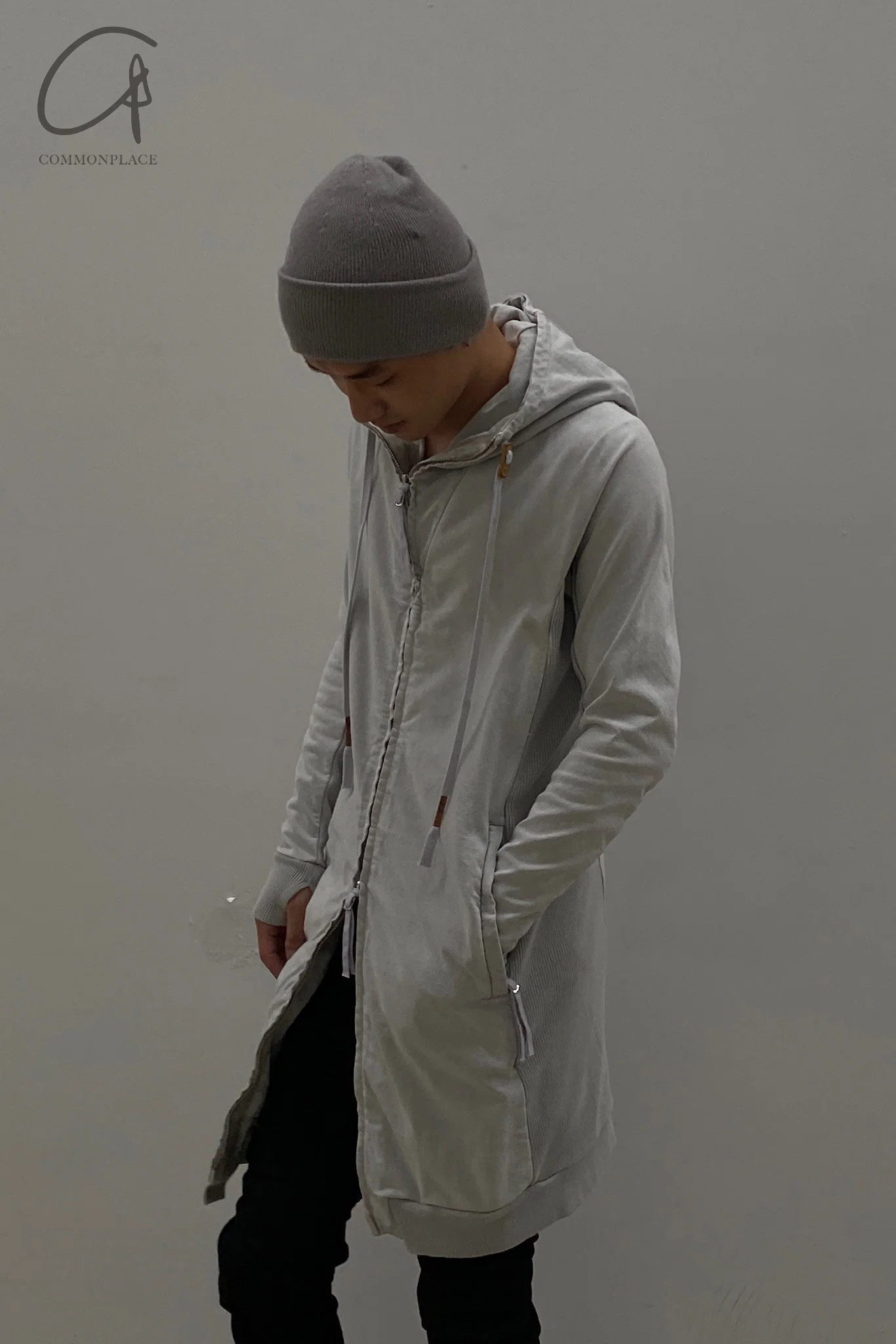 BORIS BIDJAN SABERI Light Grey Cashmere Hat KNHAT2 FPI30001 - Image 18