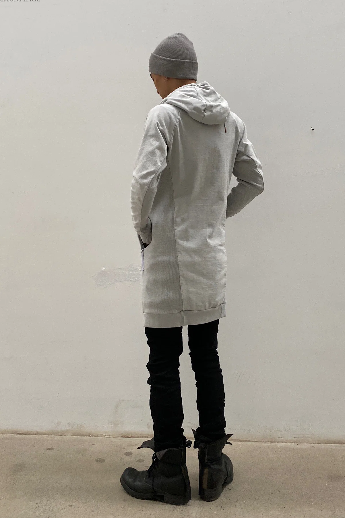 BORIS BIDJAN SABERI Light Grey Cashmere Hat KNHAT2 FPI30001 - Image 21
