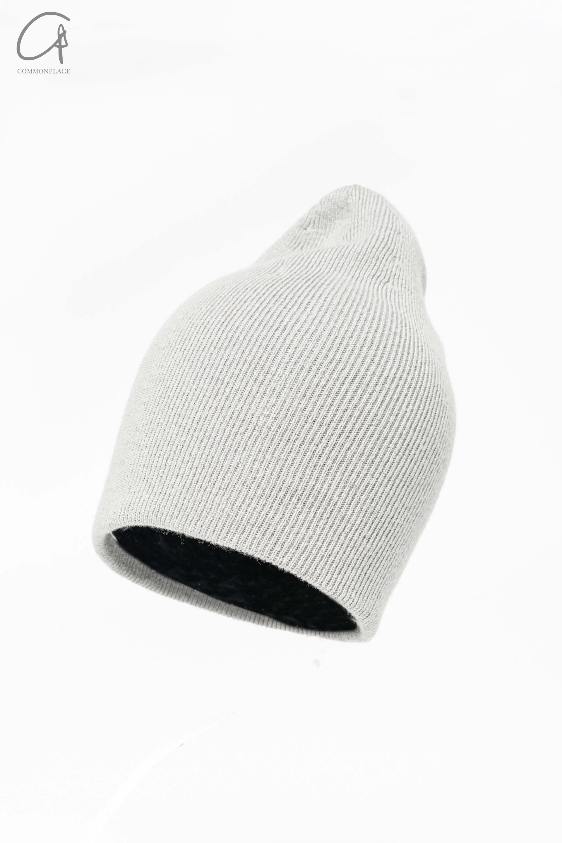 BORIS BIDJAN SABERI Light Grey Cashmere Hat KNHAT2 FPI30001 - Image 4