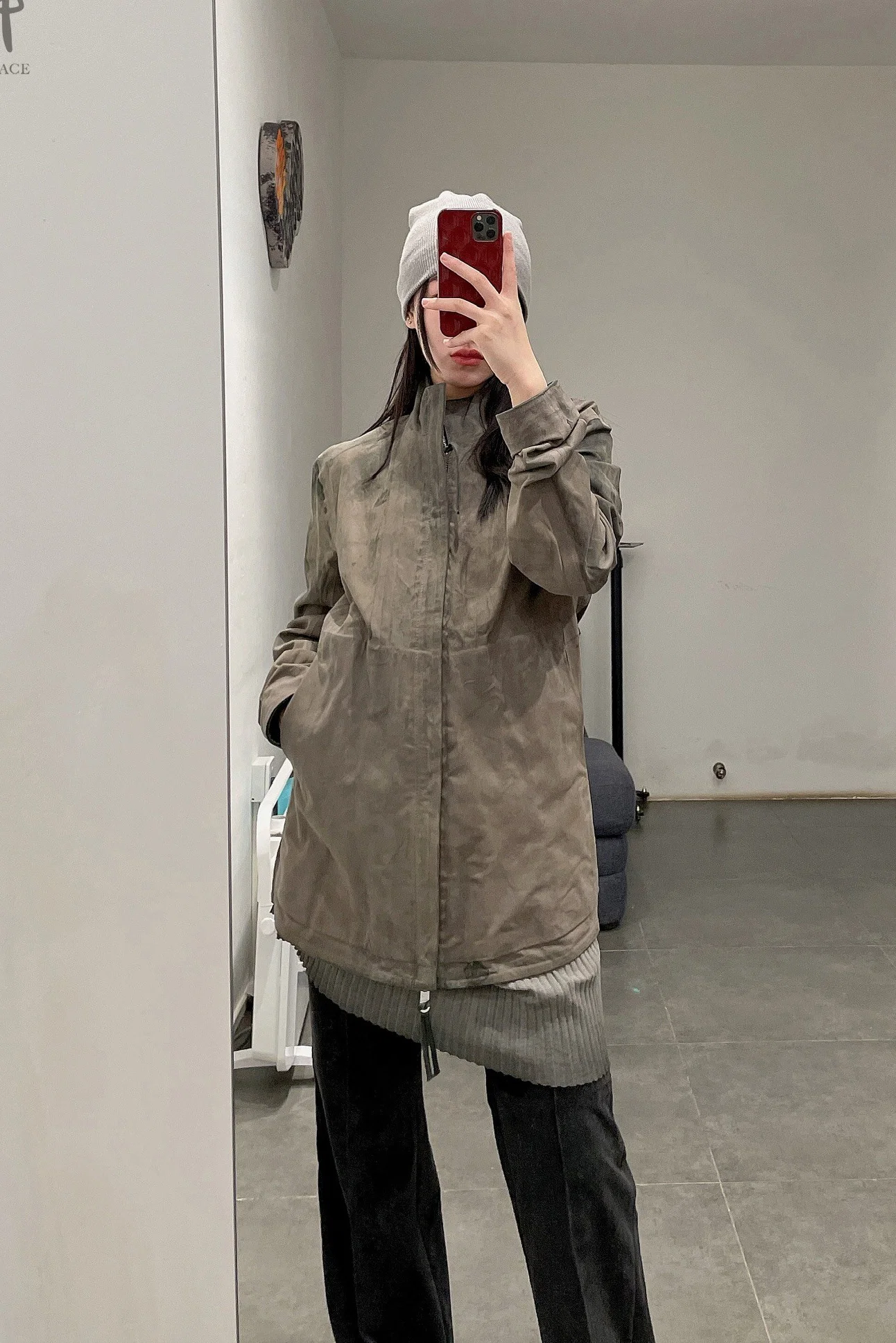 BORIS BIDJAN SABERI Light Grey Cashmere Hat KNHAT2 FPI30001 - Image 67