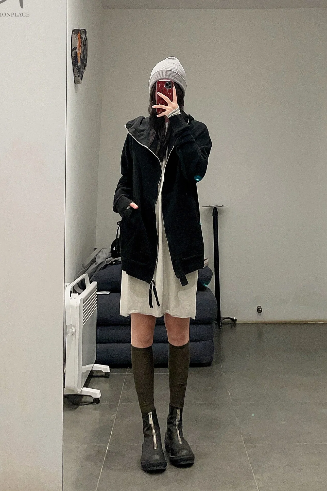 BORIS BIDJAN SABERI Light Grey Cashmere Hat KNHAT2 FPI30001 - Image 73