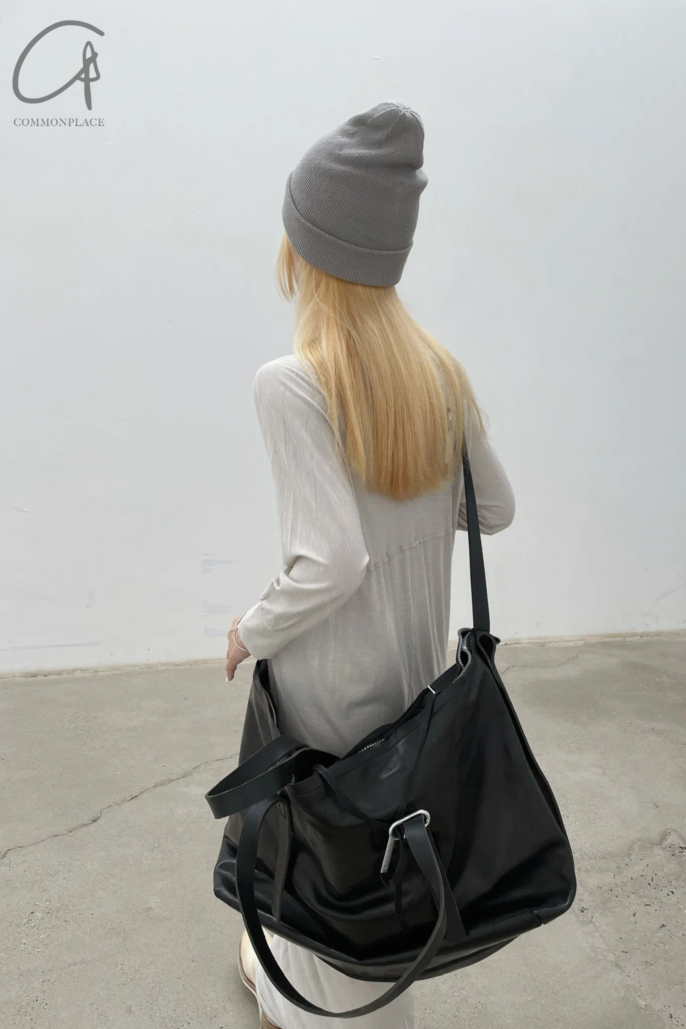 BORIS BIDJAN SABERI Light Grey Cashmere Hat KNHAT2 FPI30001 - Image 9