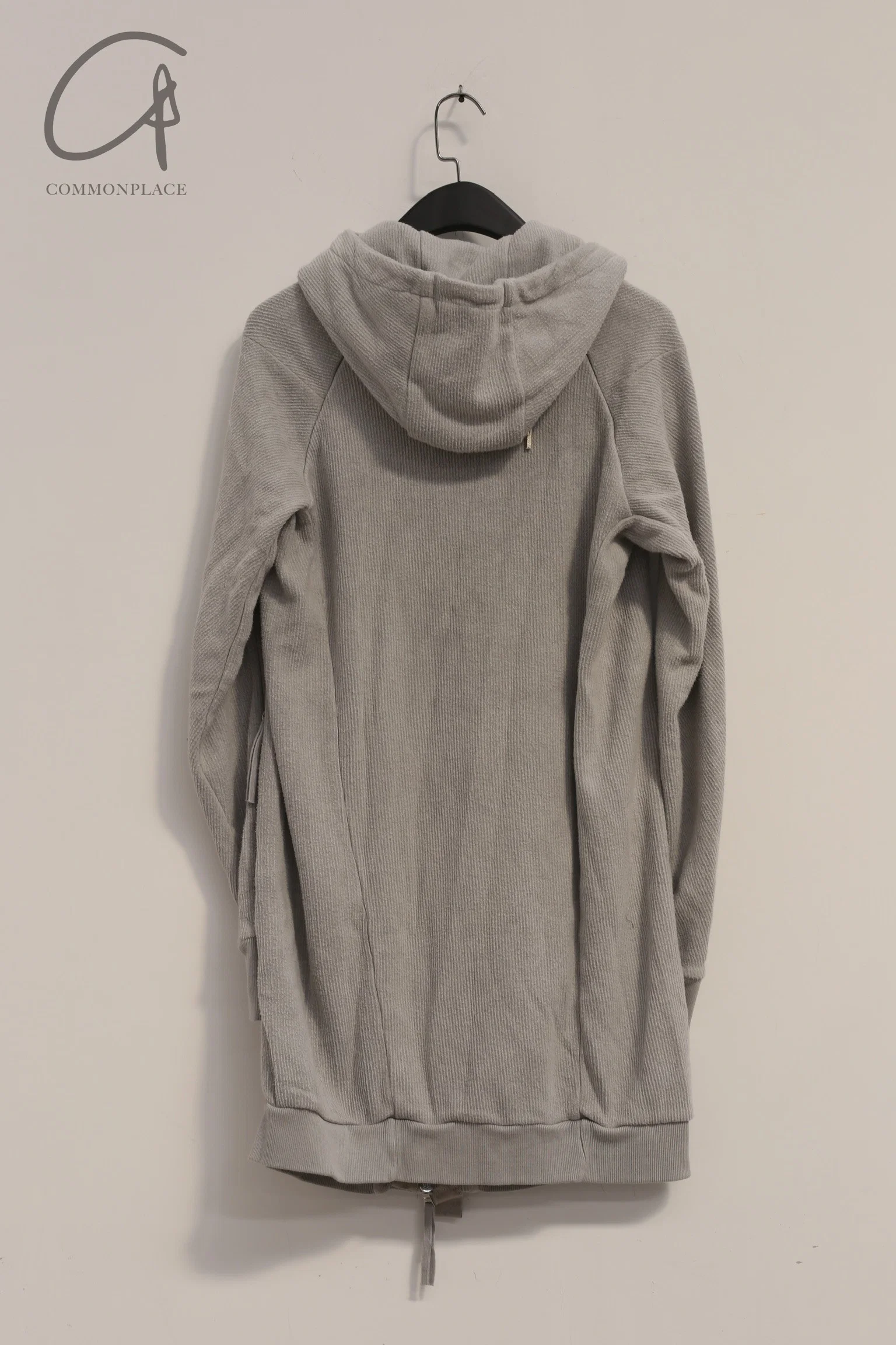 BORIS BIDJAN SABERI hooded jacket ZIPPER3.1 F099 PBBS30 off-white pure cotton - Image 13