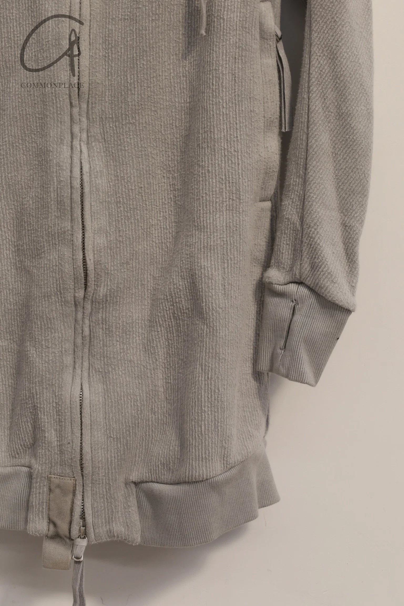BORIS BIDJAN SABERI hooded jacket ZIPPER3.1 F099 PBBS30 off-white pure cotton - Image 15
