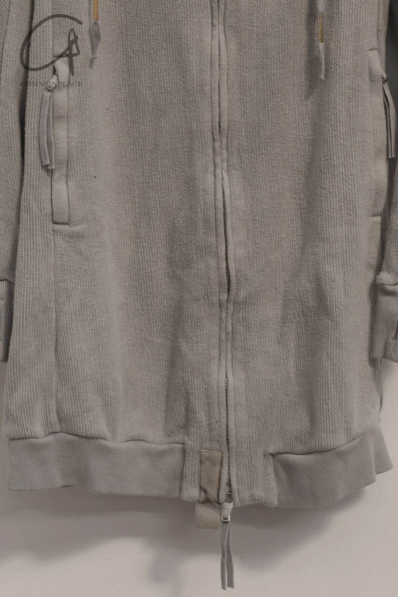 BORIS BIDJAN SABERI hooded jacket ZIPPER3.1 F099 PBBS30 off-white pure cotton - Image 16