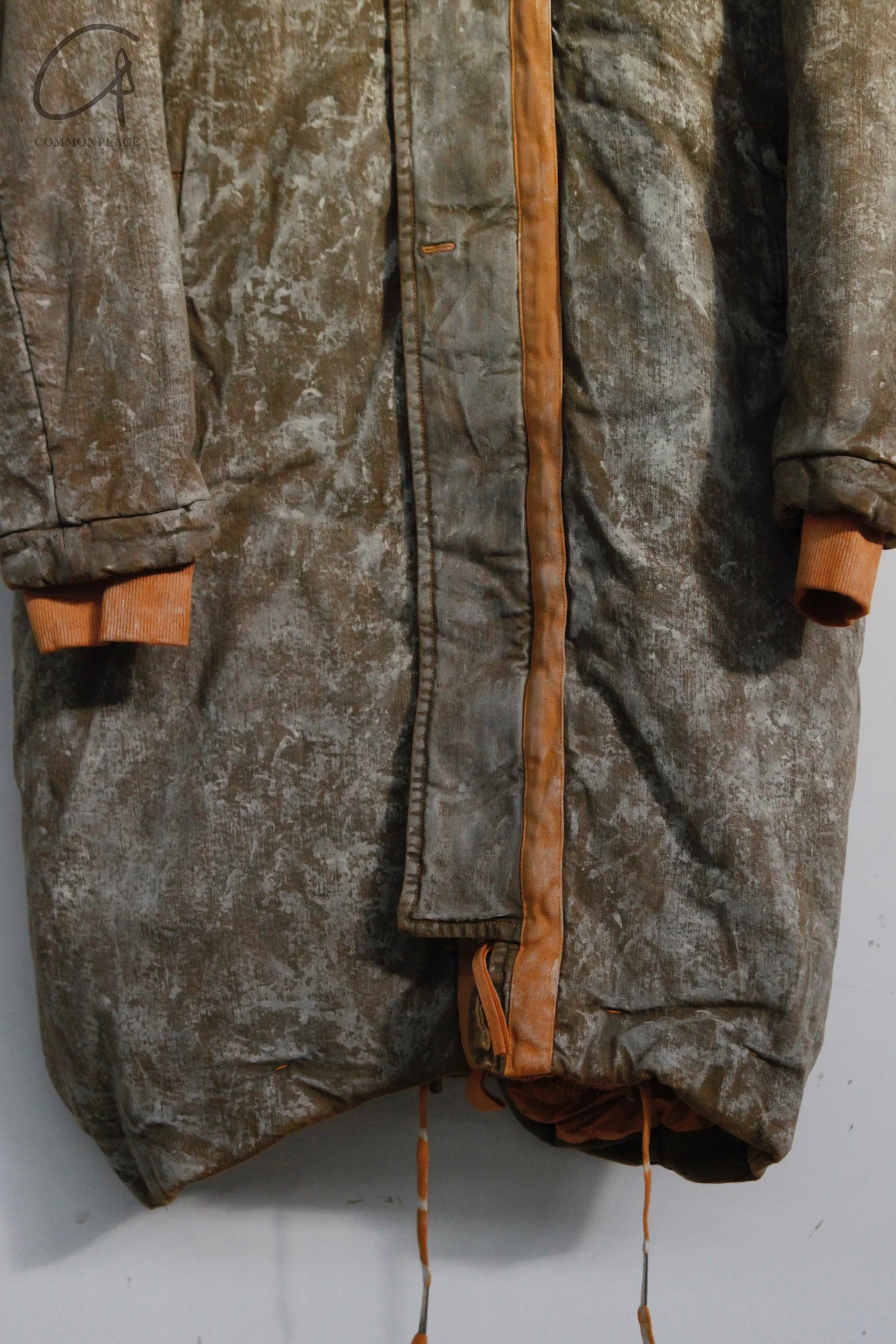 BORIS BIDJAN SABERI Light Gum Dyed Mid-Long Hooded Jacke AtW21 PARKA FISHTAIL1 FKU10001 - Image 3