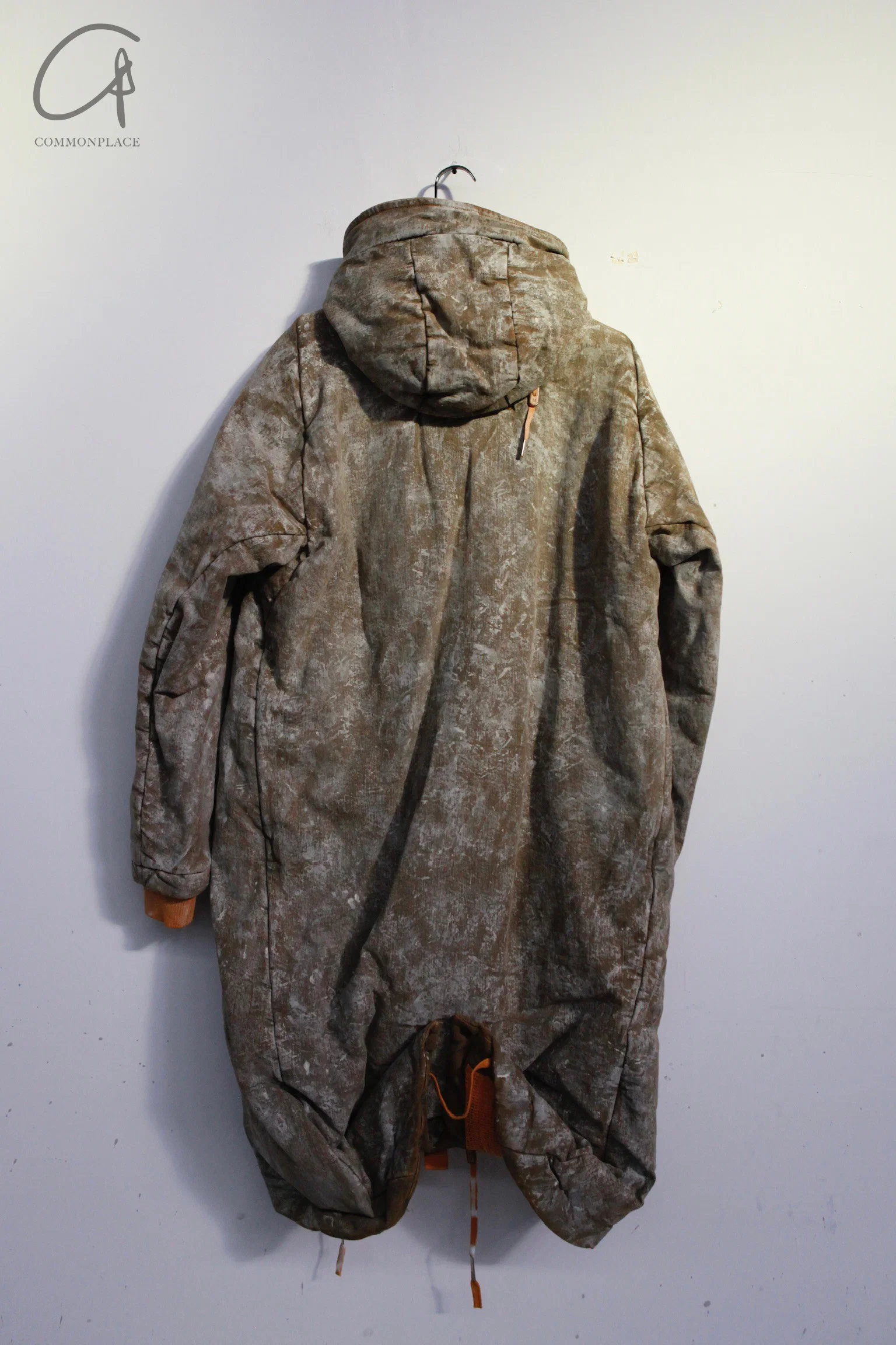 BORIS BIDJAN SABERI Light Gum Dyed Mid-Long Hooded Jacke AtW21 PARKA FISHTAIL1 FKU10001 - Image 4