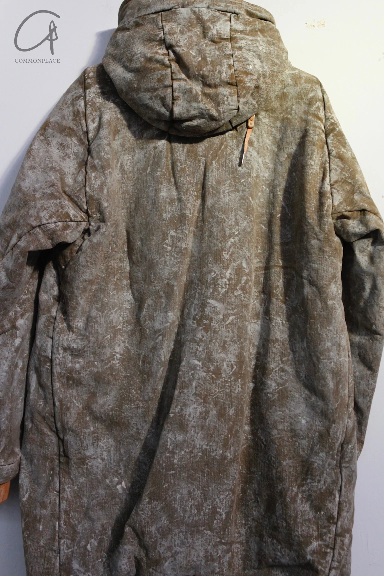 BORIS BIDJAN SABERI Light Gum Dyed Mid-Long Hooded Jacke AtW21 PARKA FISHTAIL1 FKU10001 - Image 5