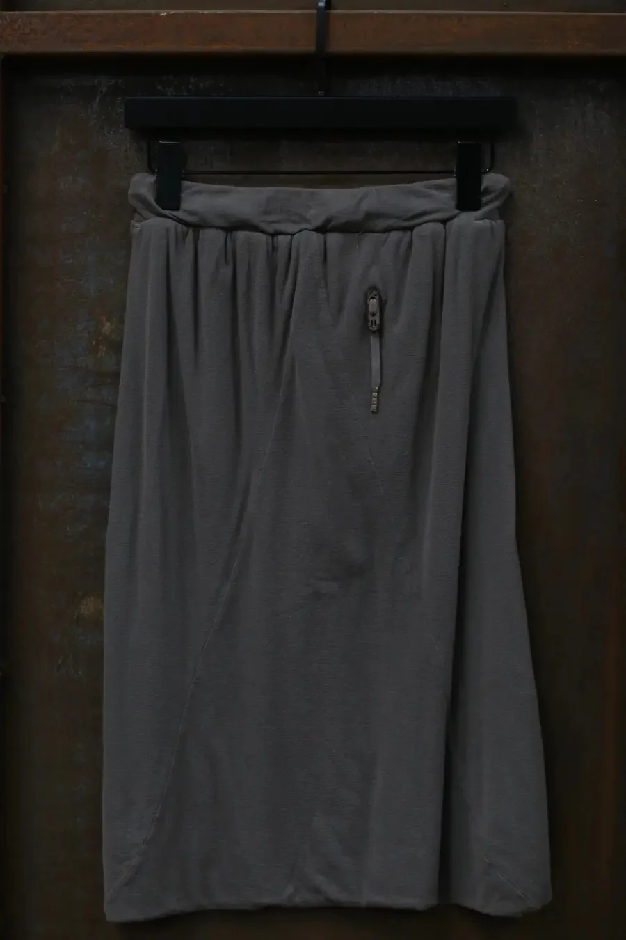 Boris Bidjan Saberi cotton skirt German handmade comfortable WSKIRT 2 F0401T-TANHUI charcoal gray - Image 8