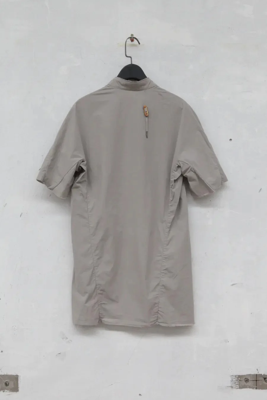 BORIS BIDJAN SABERI Stand-up collar frayed shirt SHIRT4 F1501M - Image 2