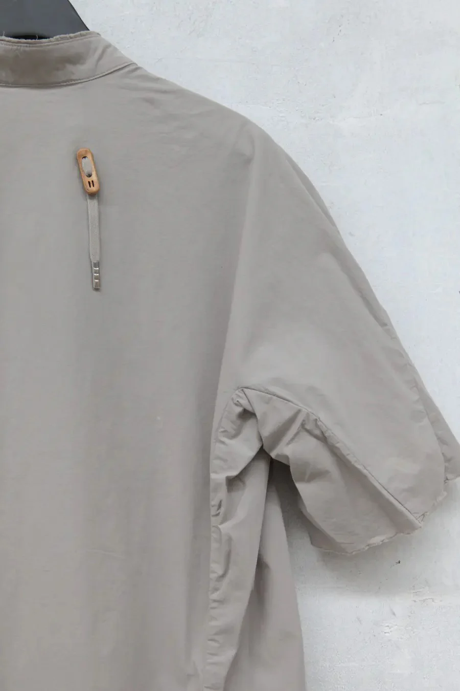 BORIS BIDJAN SABERI Stand-up collar frayed shirt SHIRT4 F1501M - Image 3