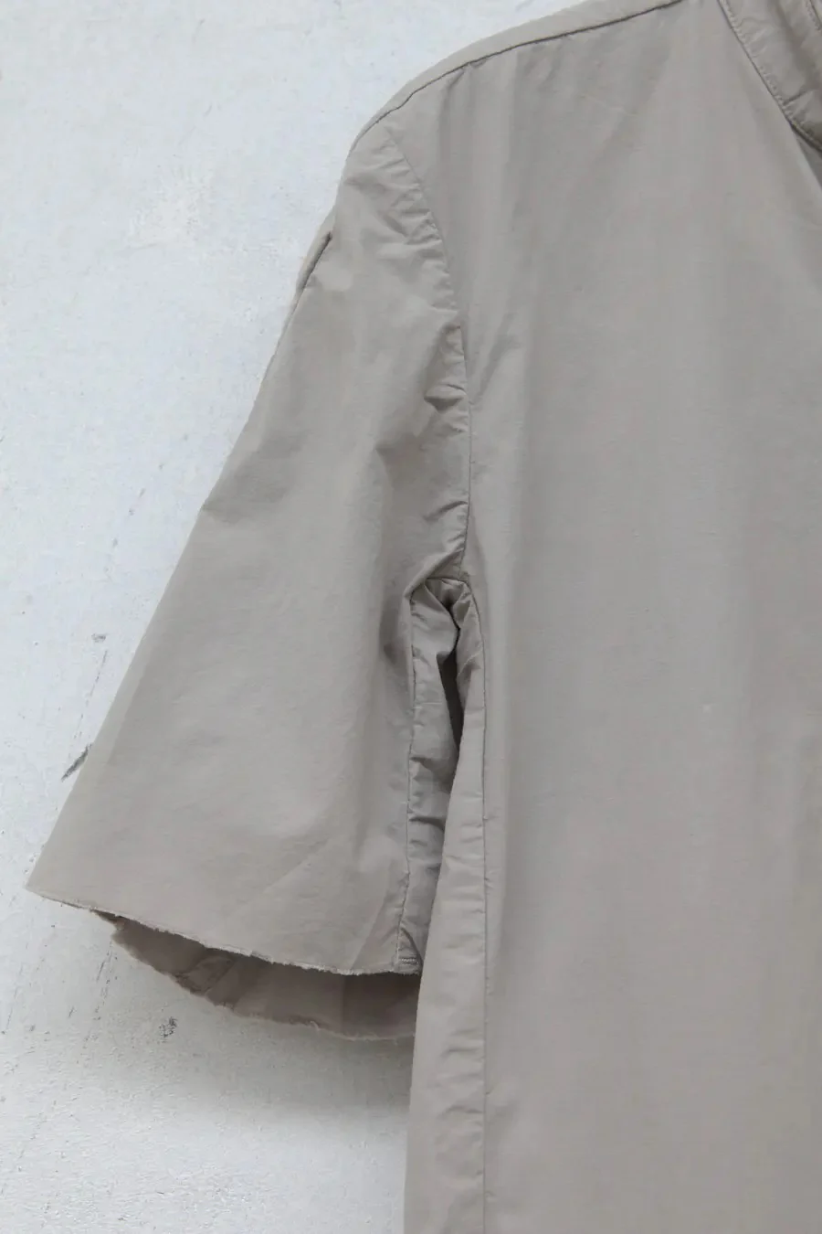 BORIS BIDJAN SABERI Stand-up collar frayed shirt SHIRT4 F1501M - Image 4