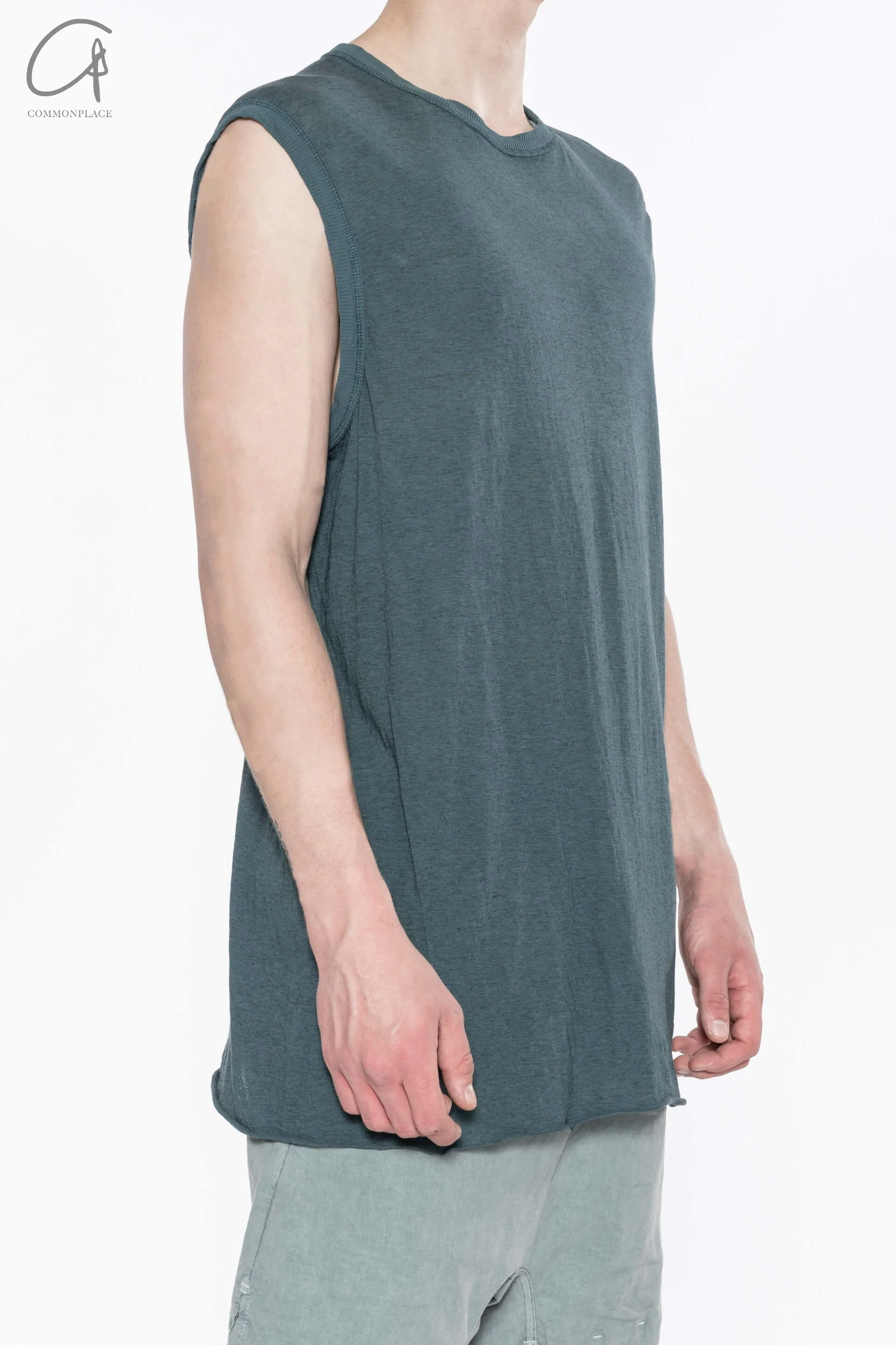 Boris Bidjan Saberi TANK vest collection Handmade in Spain TANK ONE PIECE. RF FTT00001-1HZ Seaweed 1 - Image 2