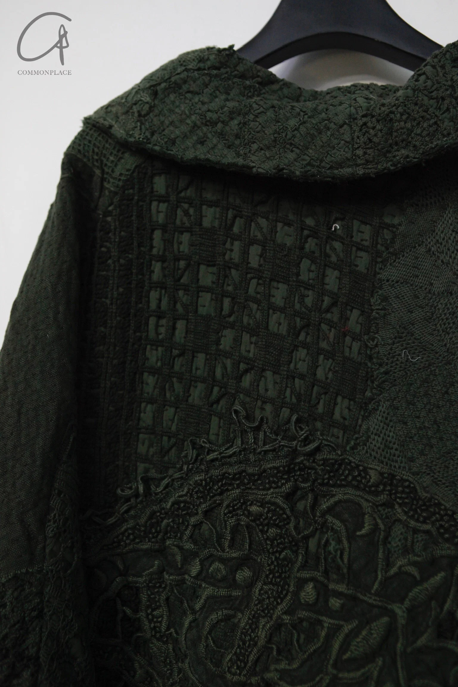 By Walid Orphan Series Adolph Jacket Coat 270031MW AW21 green - Image 3