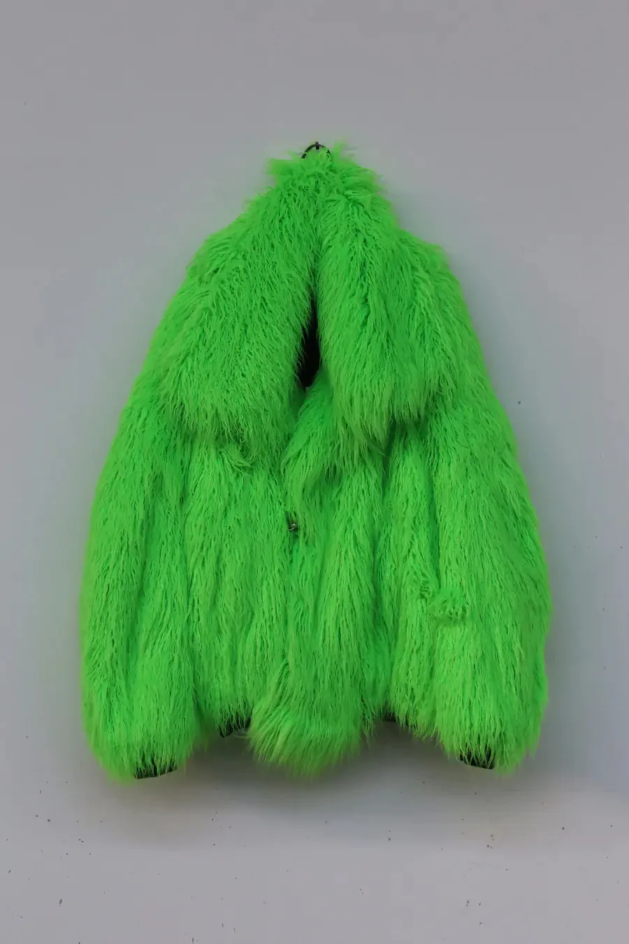 CHENPENG fluorescent green fur coat CP19AWJ005A