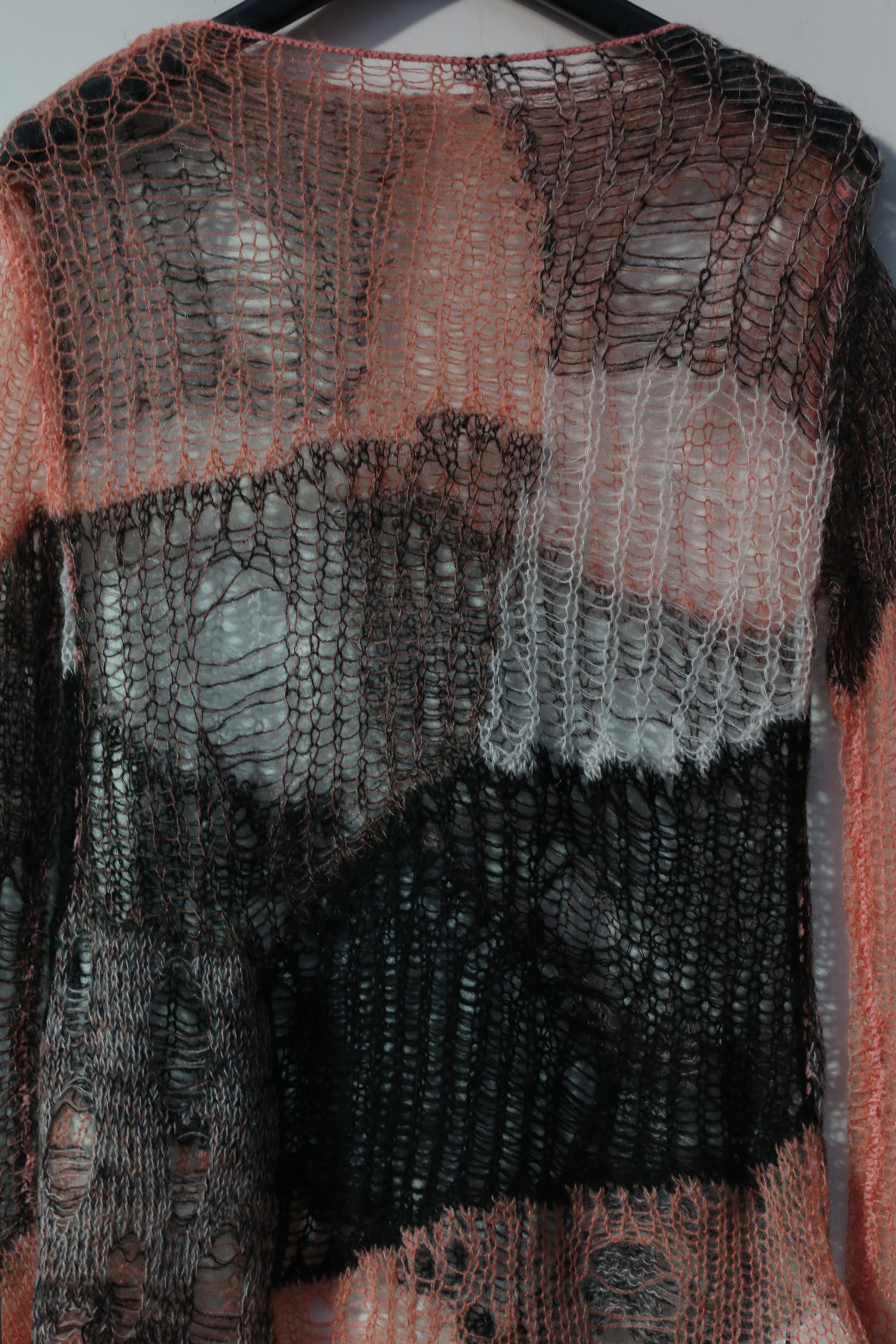 CHENPENG Ocean Mystery Knitted Top CPJZ21AWB011CPC404 Knitted Orange - Image 5