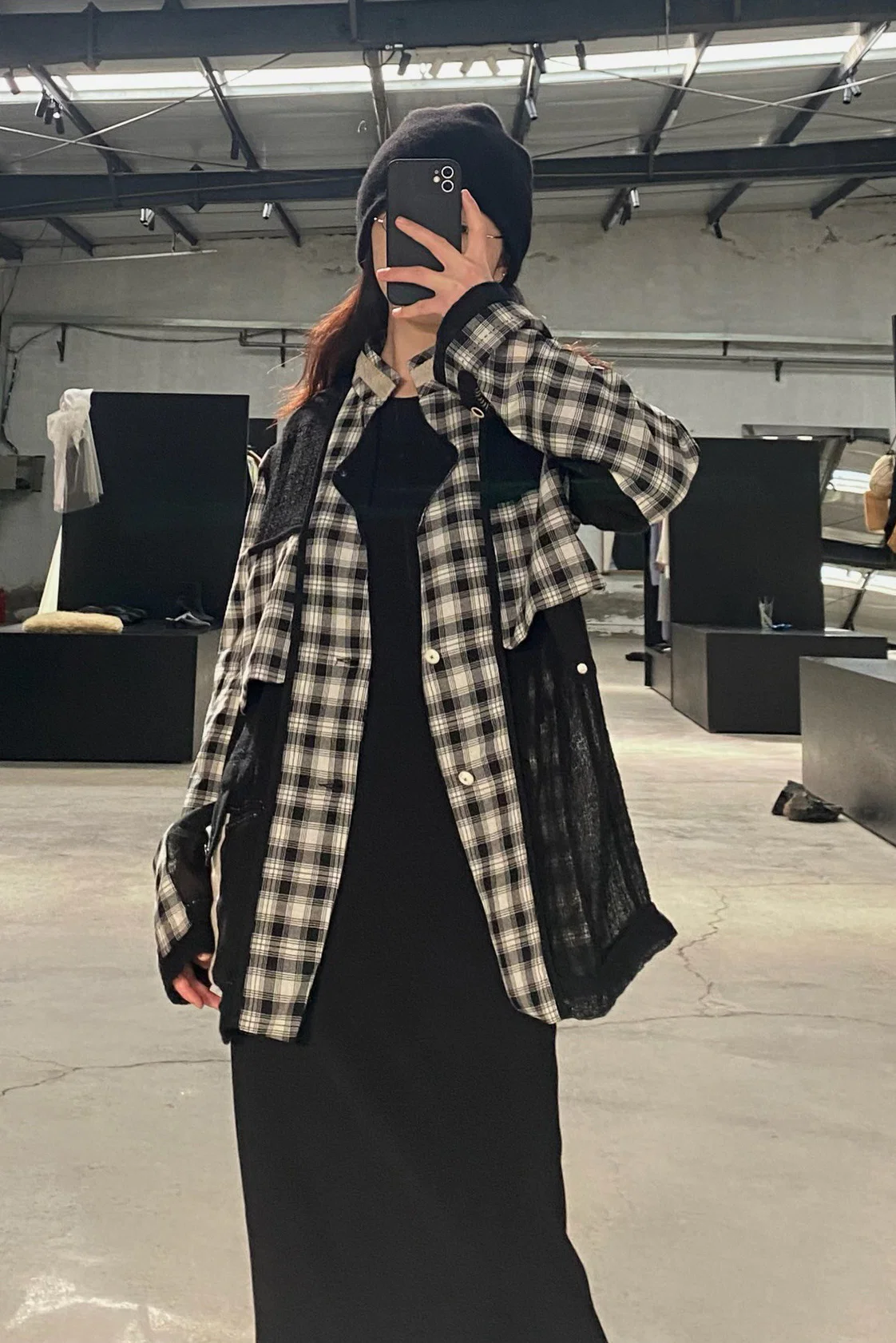 COMMUNS Sheer Mesh Contrast Lapel Pullover Jacket SS21-C131B - Image 27