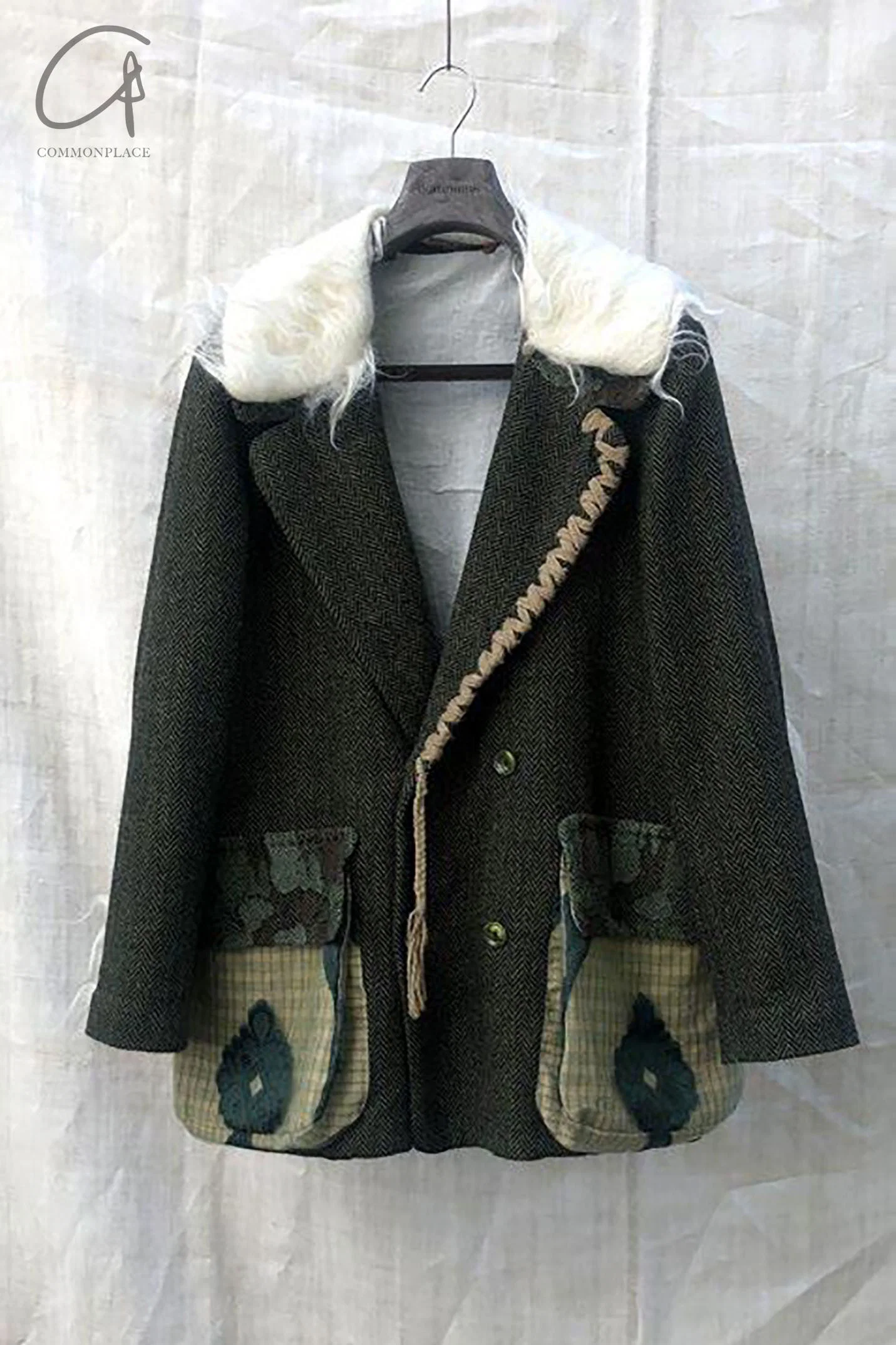 communs wool lapel coat AW21-M207O - Image 19