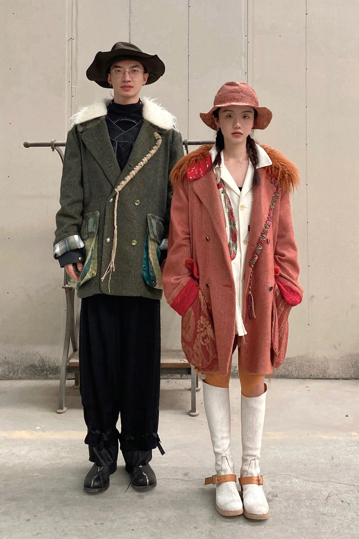 communs wool lapel coat AW21-M207O - Image 34