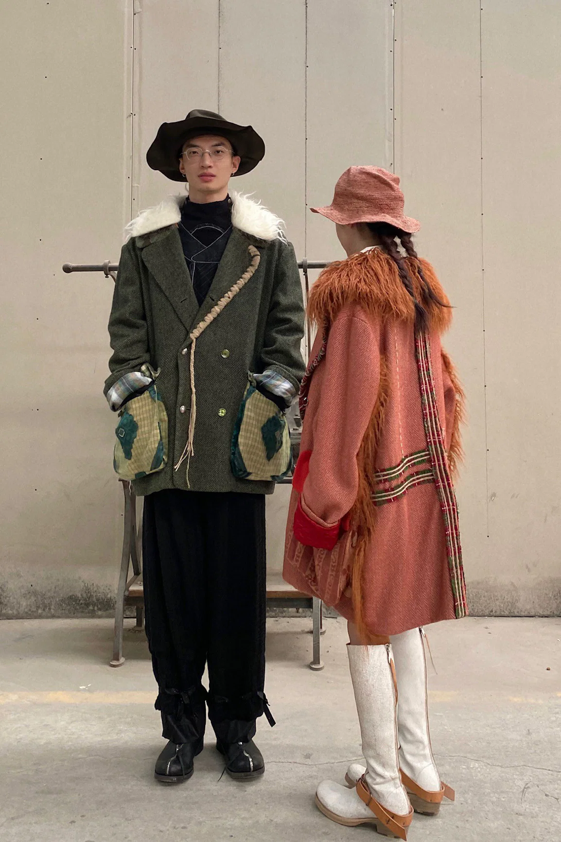 communs wool lapel coat AW21-M207O - Image 37