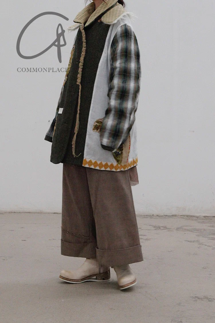 communs wool lapel coat AW21-M207O - Image 7