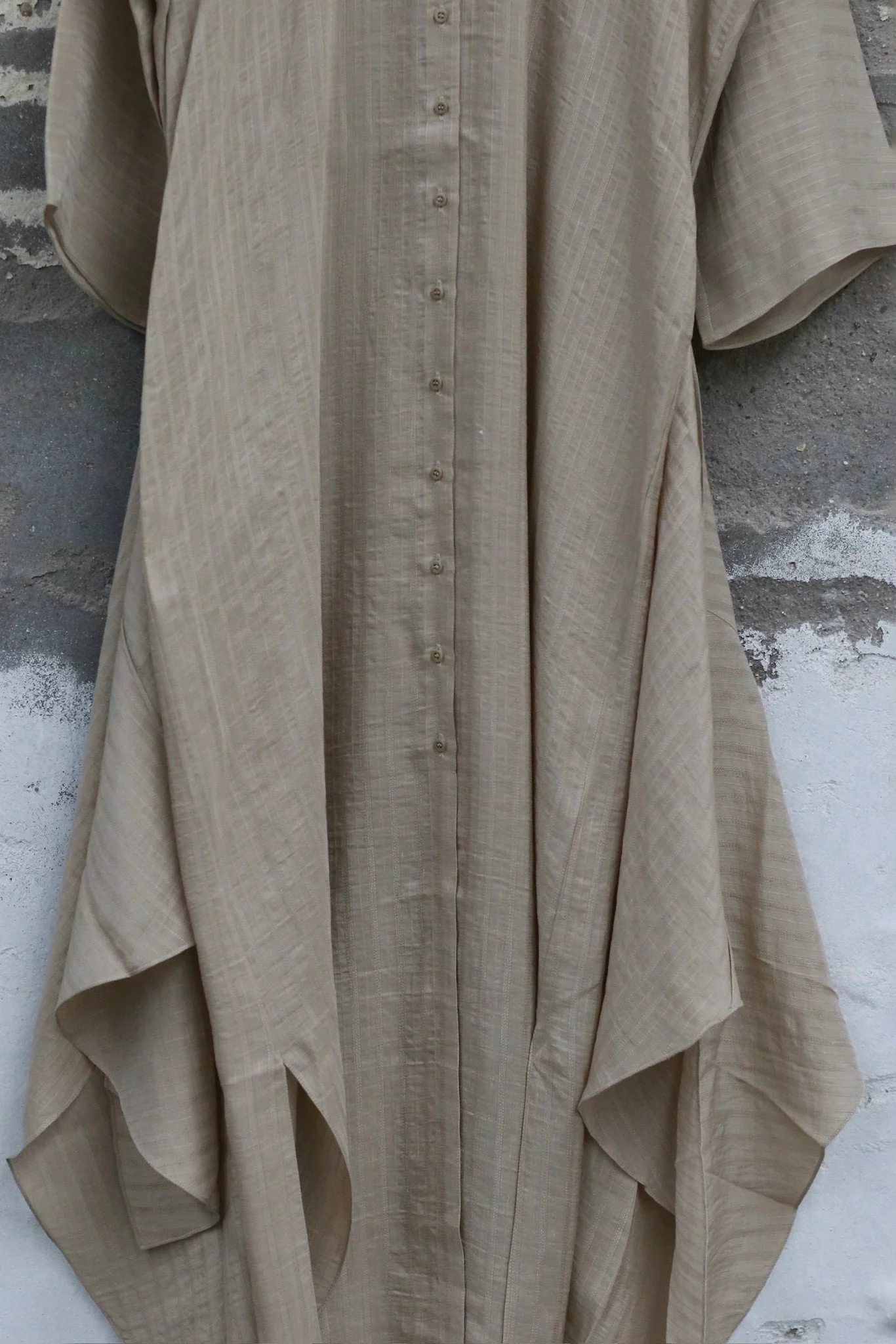 Cortana 25 Early Autumn Eloise Dress, Spain, CTN-PS26-A3859-BEIGE JACQUARD STRIPES - Image 23