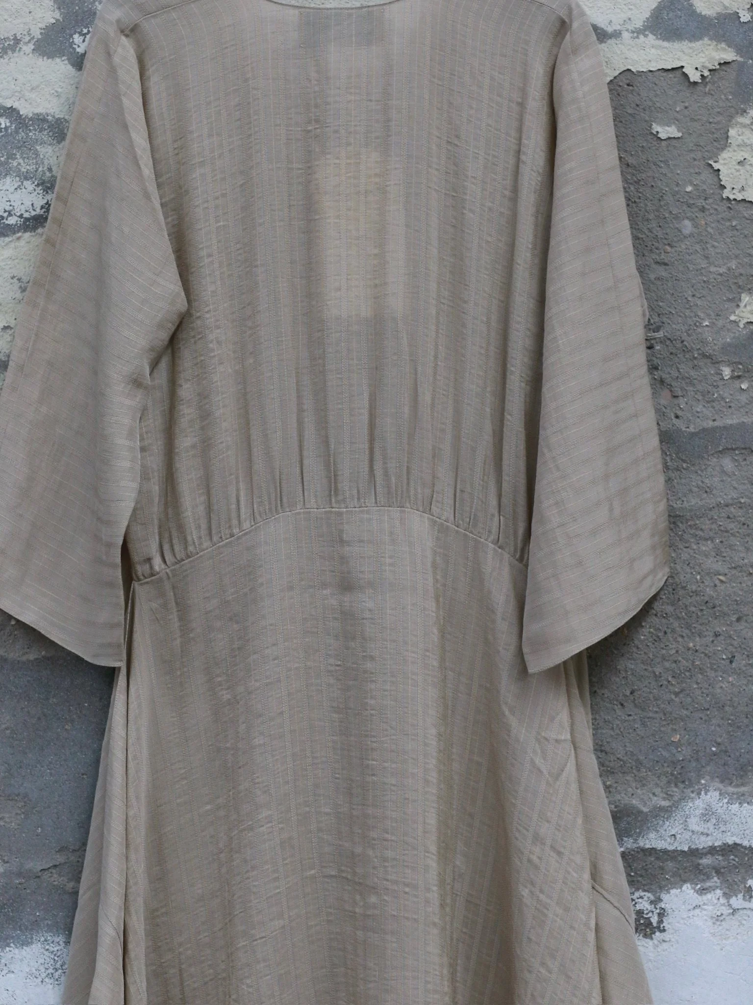 Cortana 25 Early Autumn Eloise Dress, Spain, CTN-PS26-A3859-BEIGE JACQUARD STRIPES - Image 24