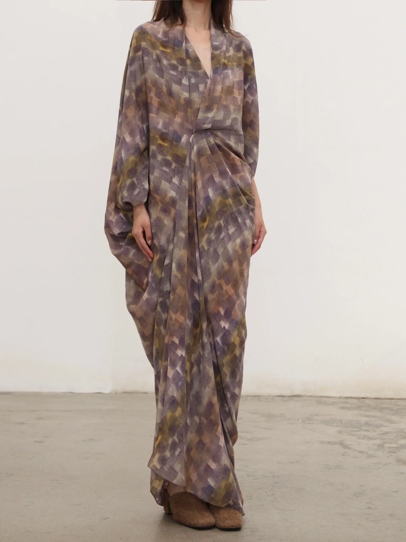 Cortana 25 Early Autumn MAYU Dress Spain CTN-PF25-A3595-CHECKS PRINT - Image 3